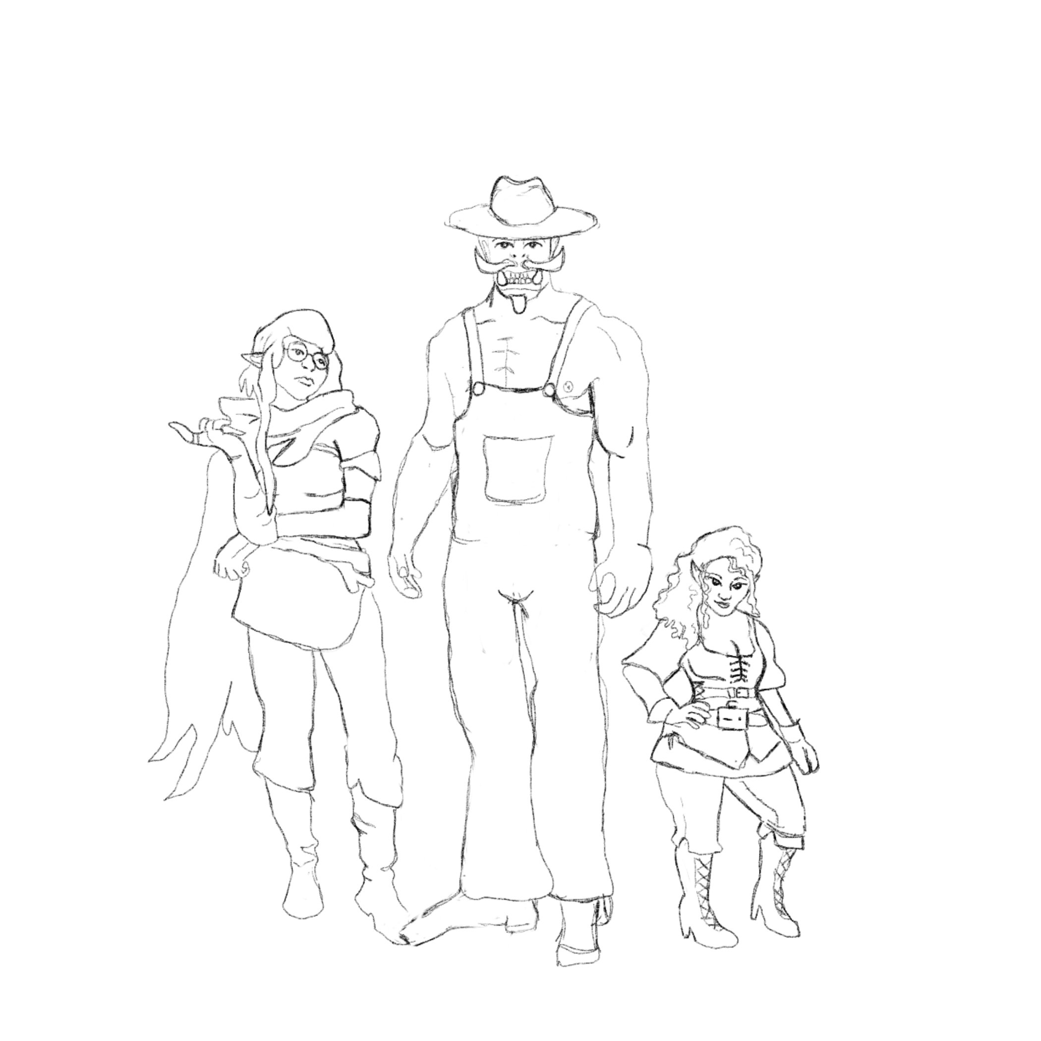 The Party Illustration
Original Character Design 
Digital Drawing
2022