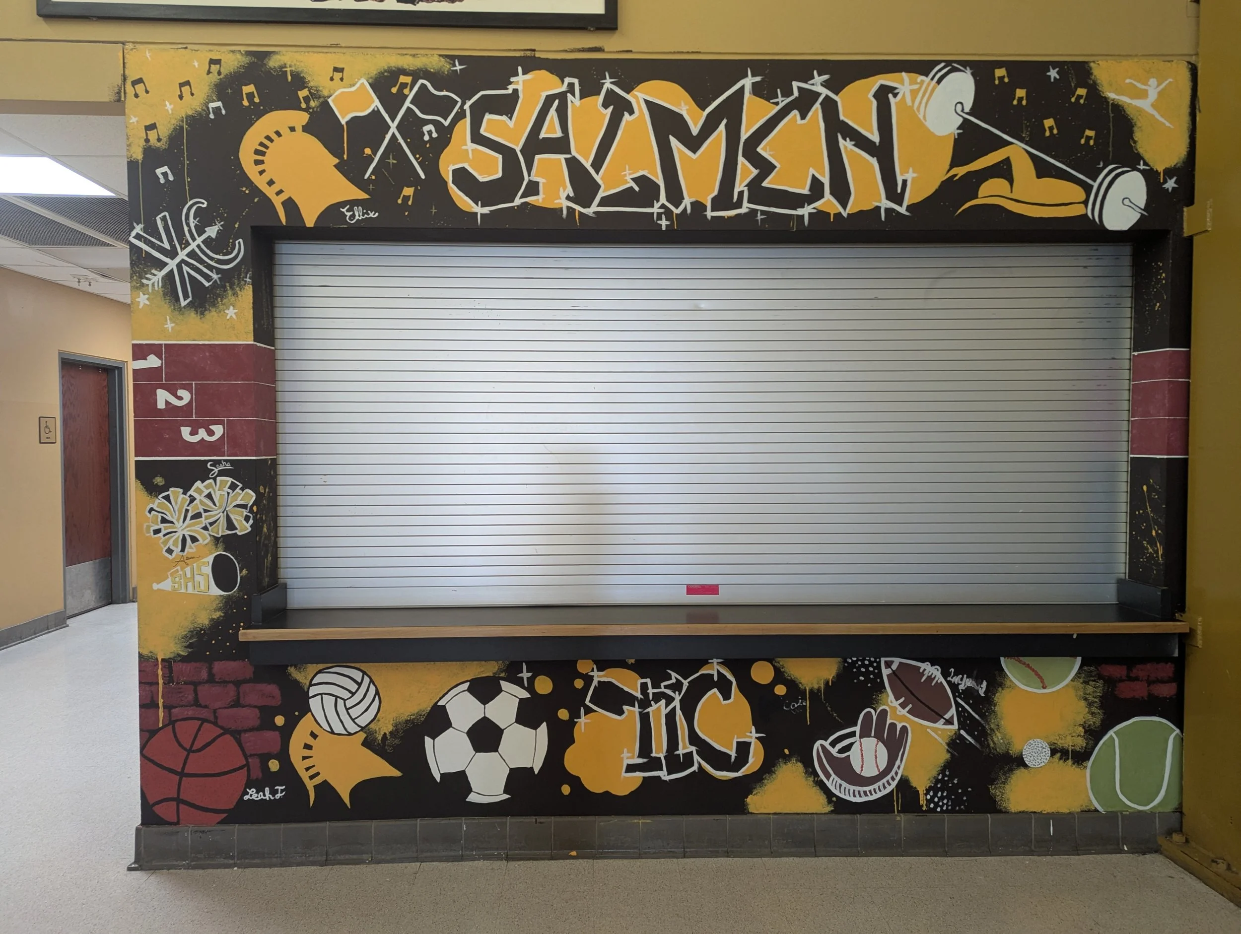 Concession Stand Mural
Salmen High School Students - Art III
96"x120"
2025