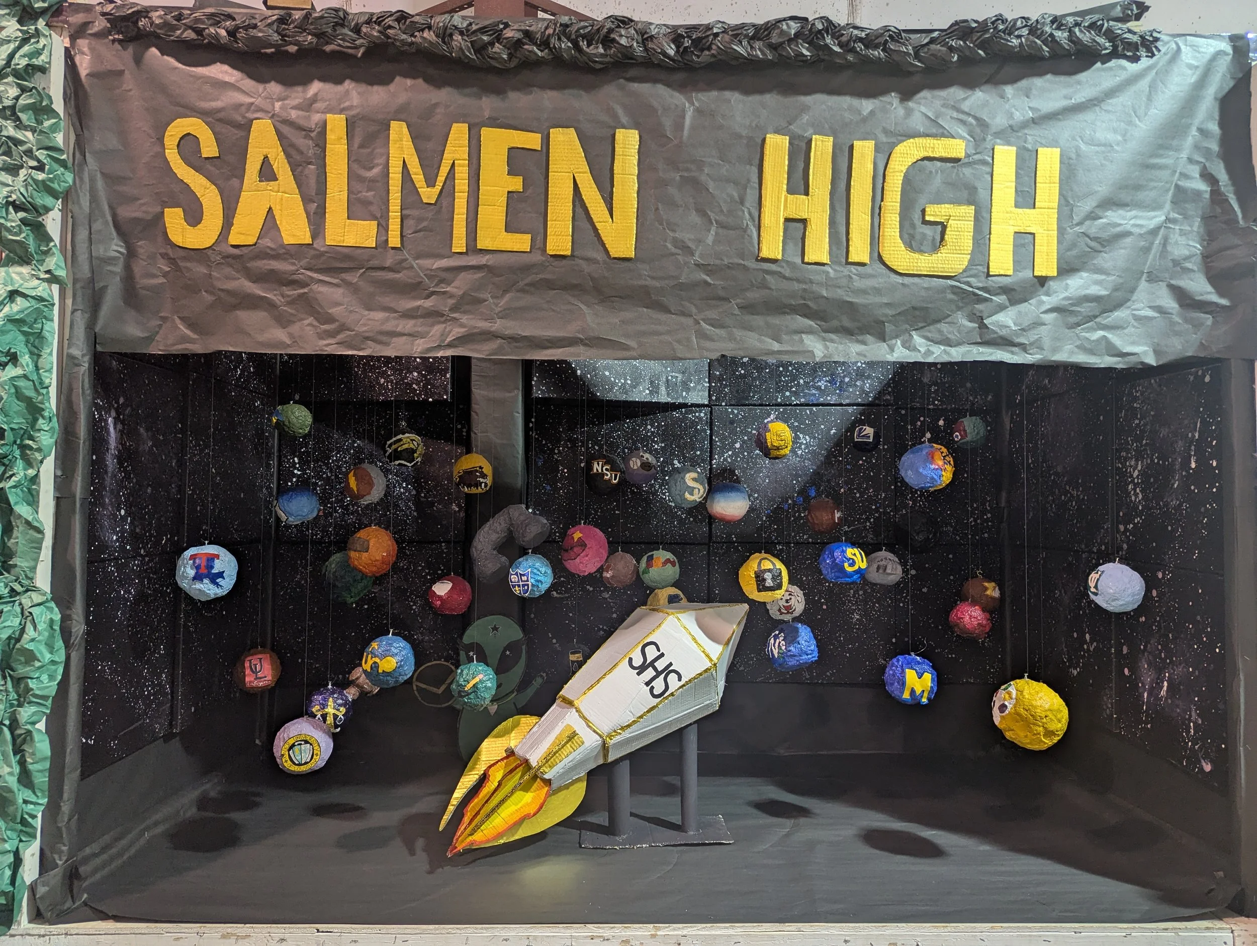 St. Tammany Parish Fair Booth - Launching to Success (Inside view)
Salmen High School Students - Art III
2025