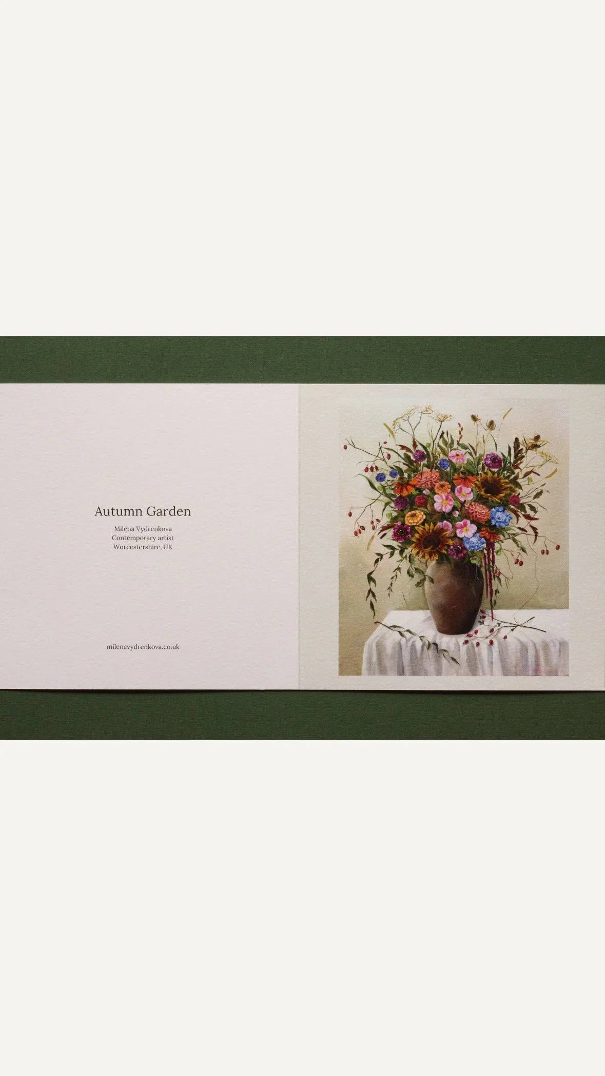 Autumn Garden greeting card
