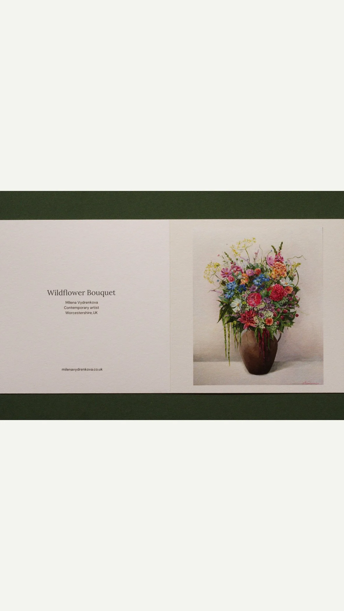 Wildflower Bouquet greeting card