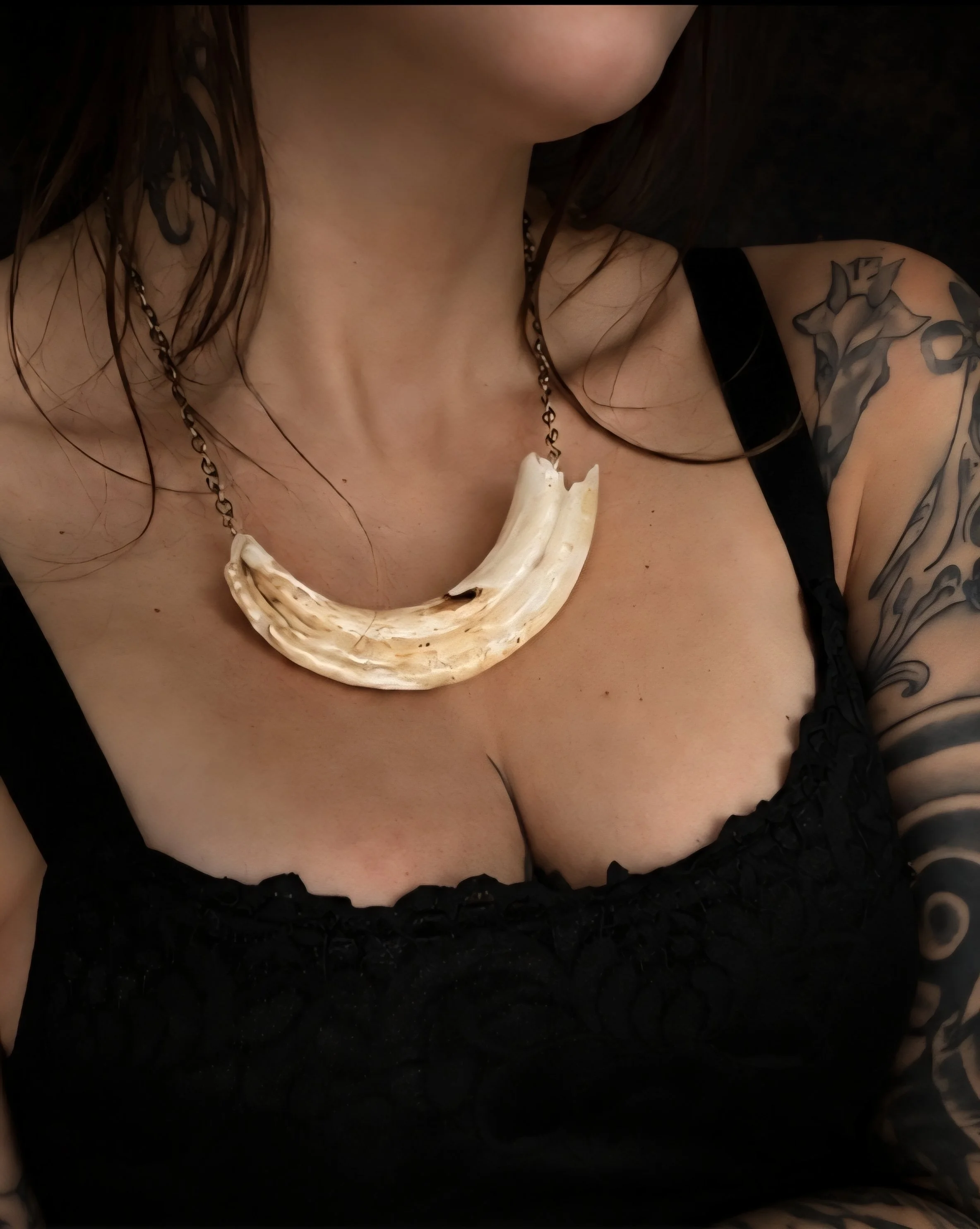 Genuine Boar Tusk Necklace