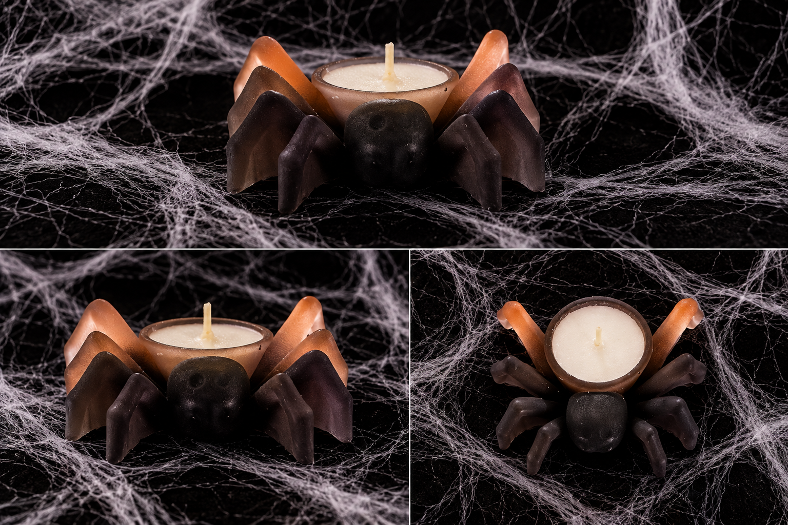 Triptych Spider Candle Holder in Cobwebs.png
