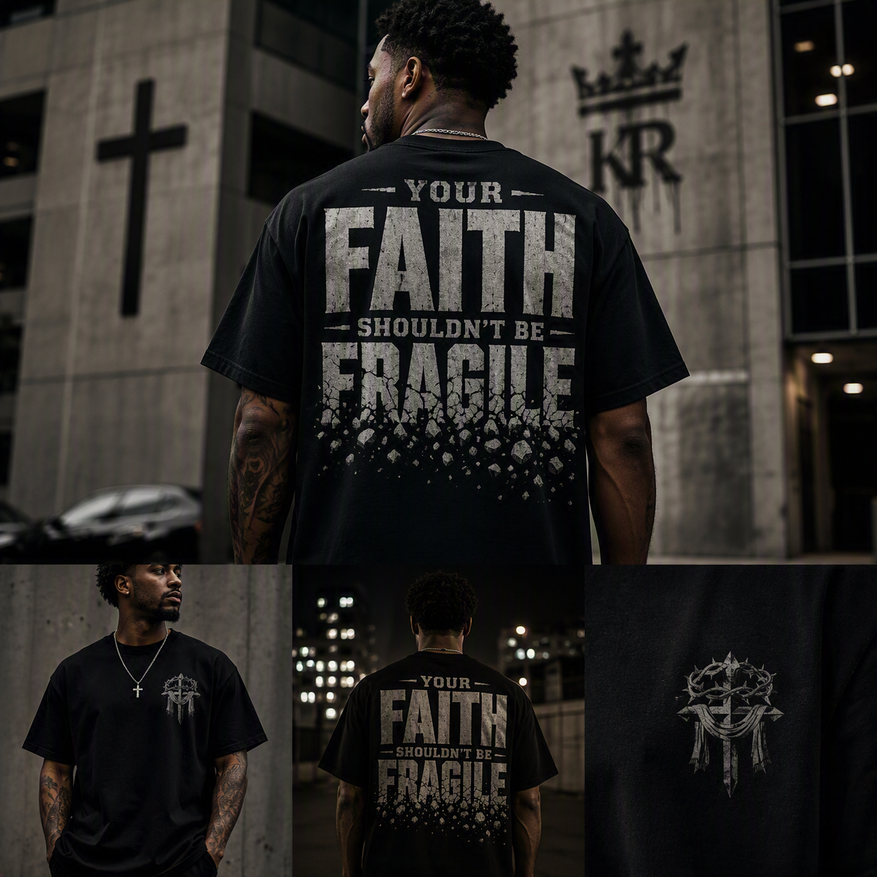 Faith Shouldn't Be Fragile Oversized Tee