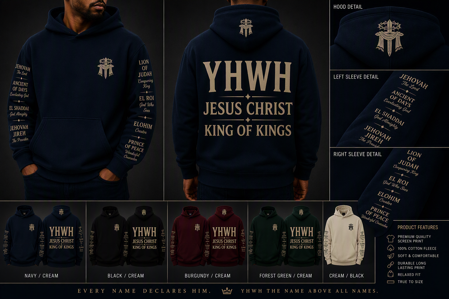 YHWH: The Name Above All Names Hoodie