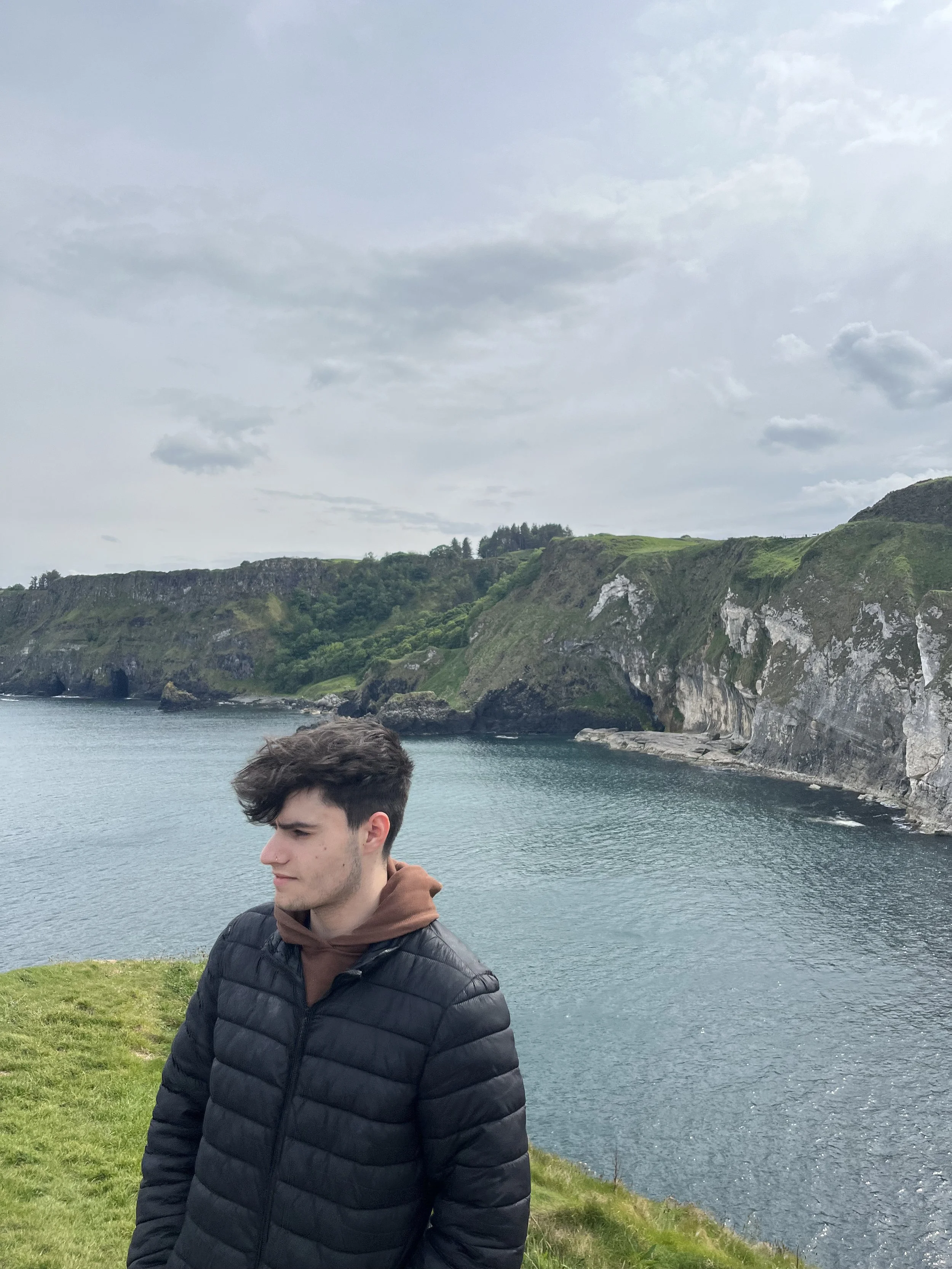 image of myself overseeing cliffs