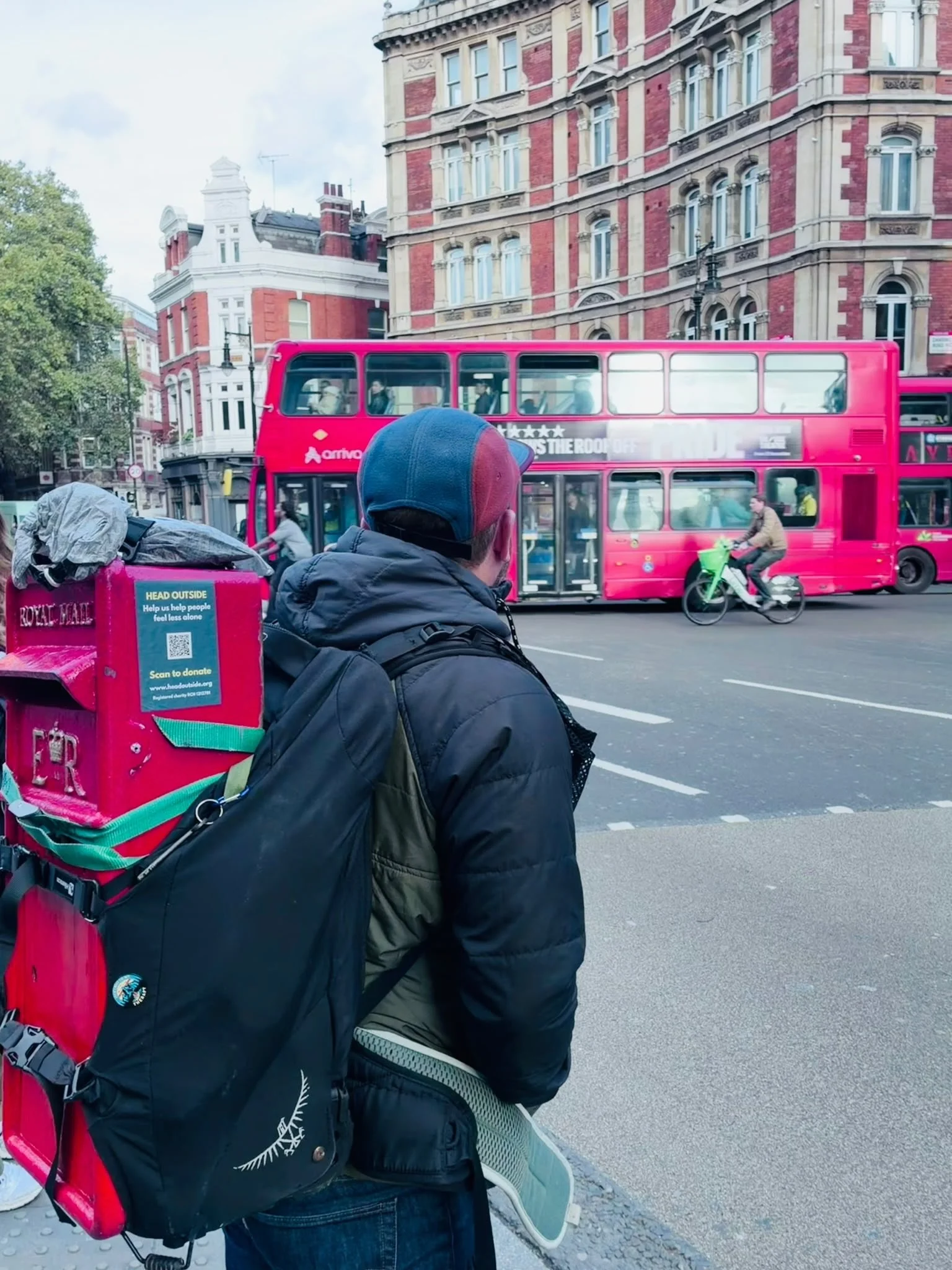 The postbox had its first outing in London last week, including a trip on the Tube, which wasn&rsquo;t terrifying at all! Escalators and crowded, enclosed spaces are not postbox friendly. 

We were in Covent Garden for a screening of my film, Postcar