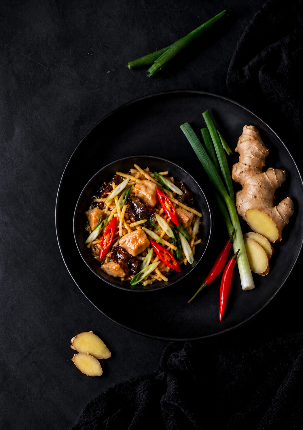 Pad Khing: Warm Ginger Chicken