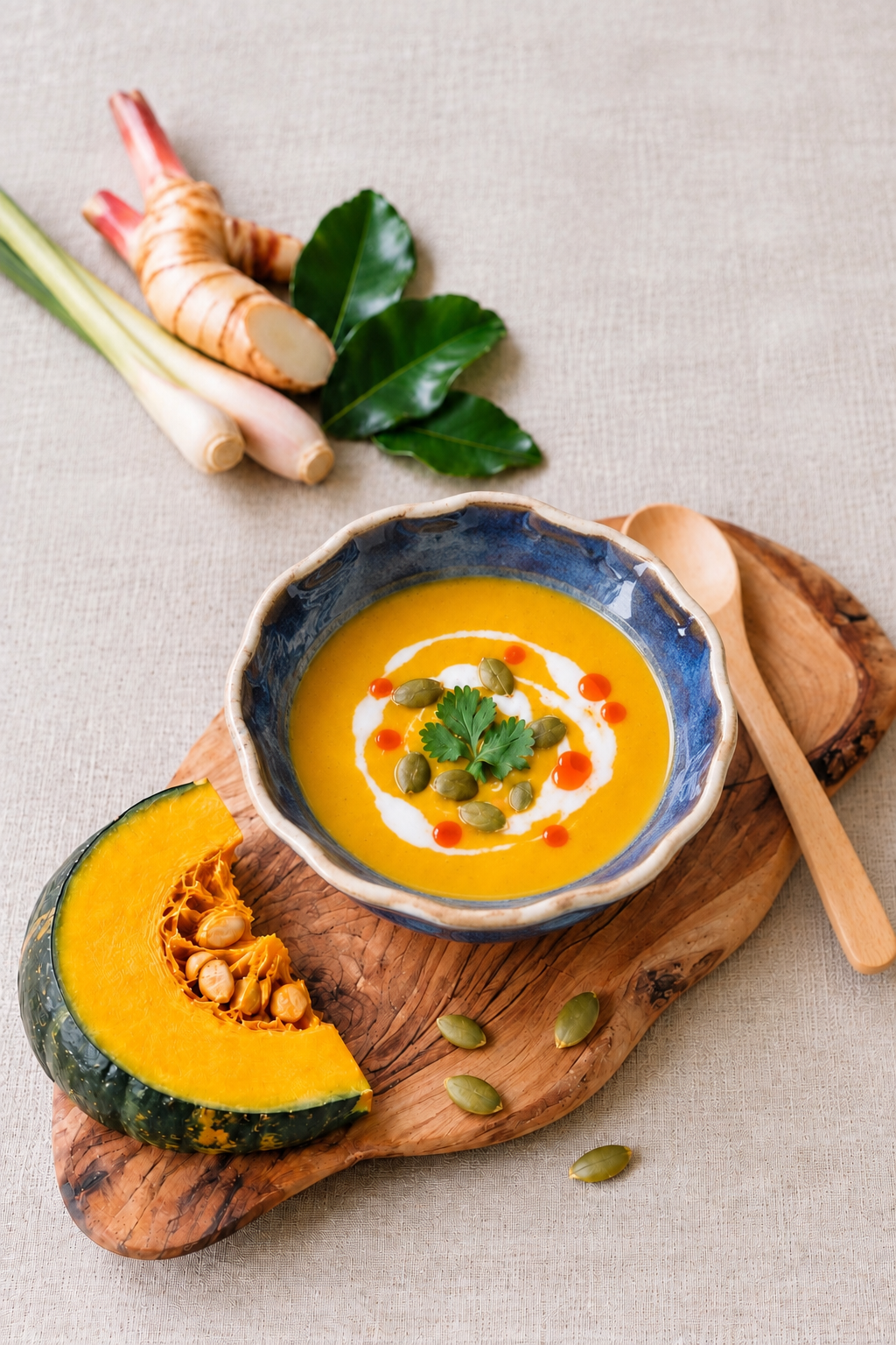 Thai Coconut Pumpkin Soup
