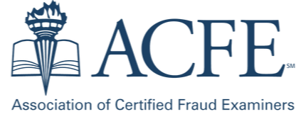 Logo of the Association of Certified Fraud Examiners (ACFE) featuring a crown and a shield emblem, with the text 'ACFE' and 'Association of Certified Fraud Examiners'.