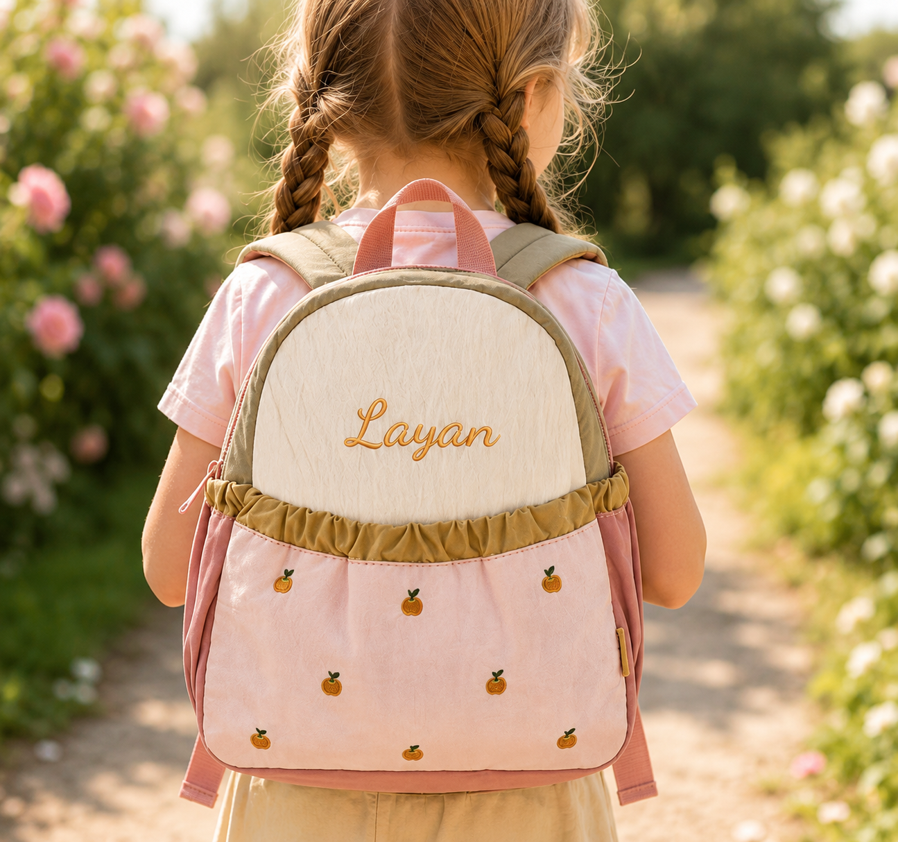 Custom Embroidered Kids Backpack – Personalized Preschool Toddler School Bag