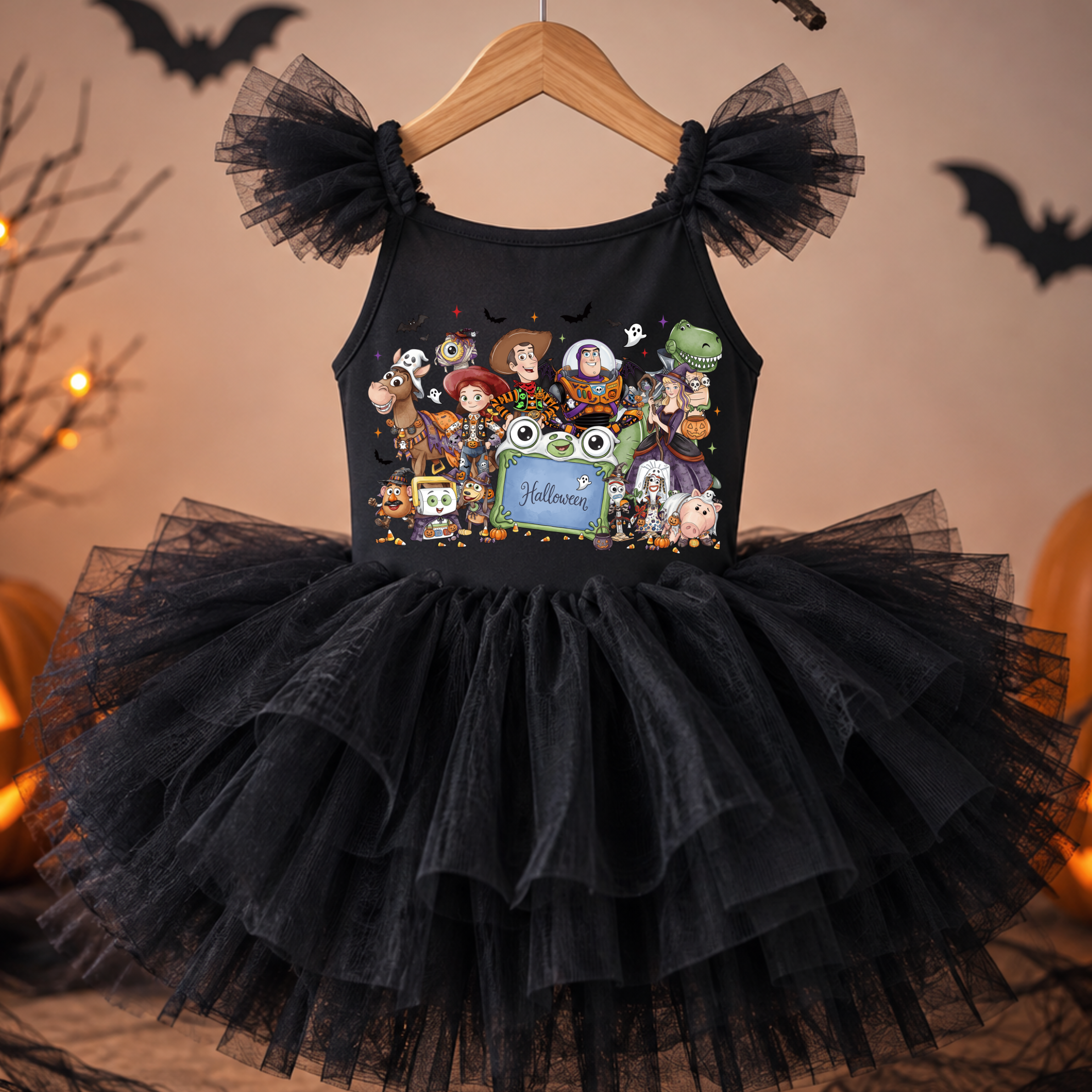 Halloween Tutu Dress | Black Halloween Costume| Halloween Party Dress | Disney Princess Halloween Outfit | Elsa