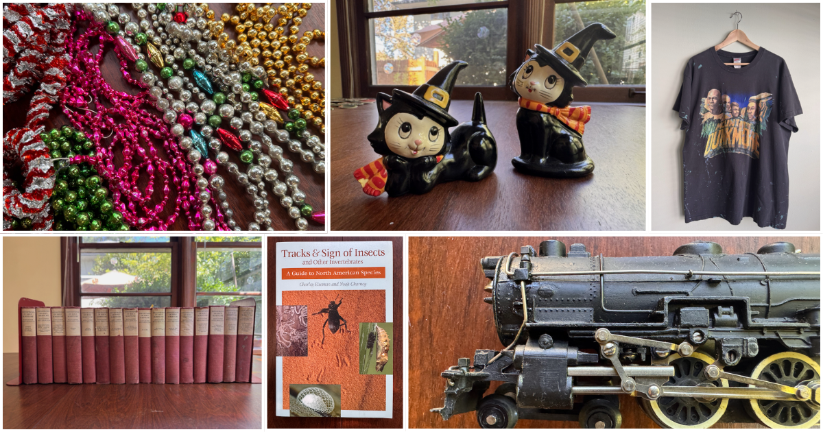 Collage of items sold on eBay