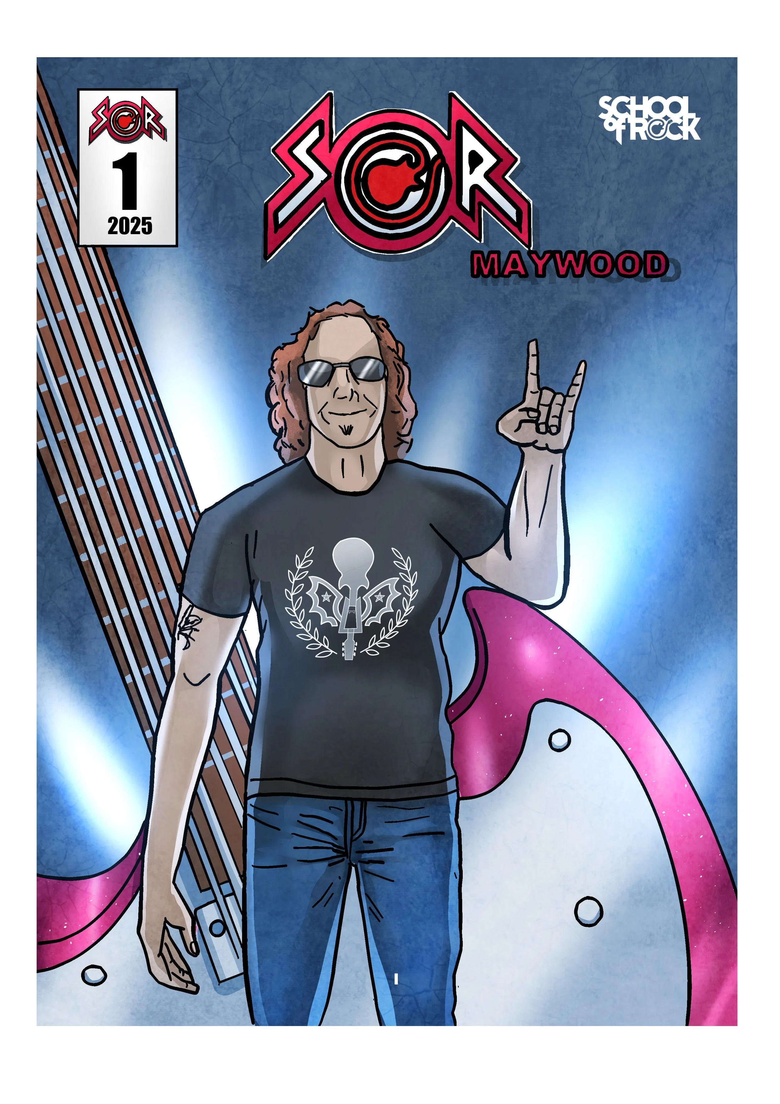 SOR Chronicles Vol. 1 cover, School of Rock Maywood