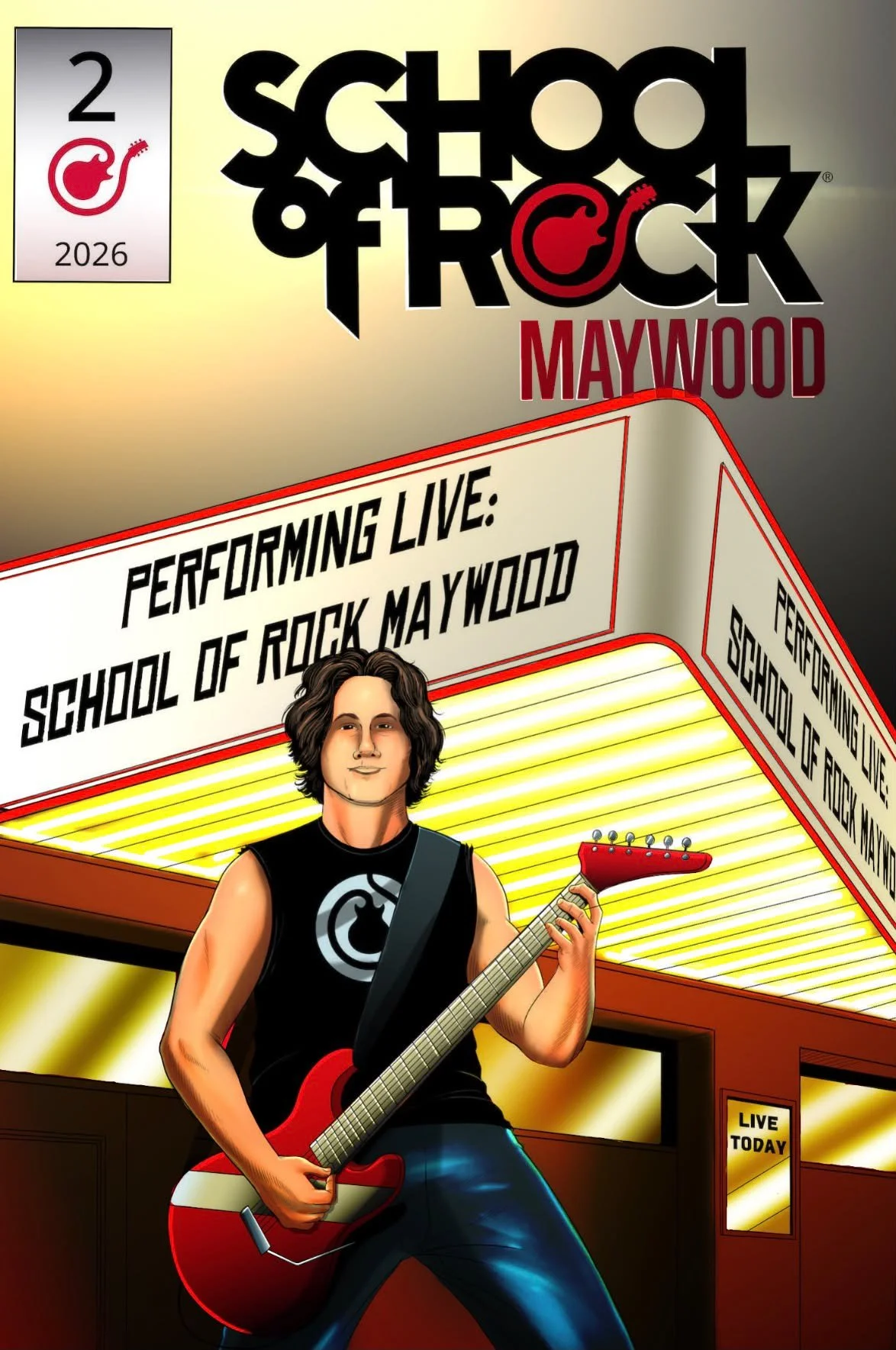 SOR Chronicles Vol. 2 cover, School of Rock Maywood