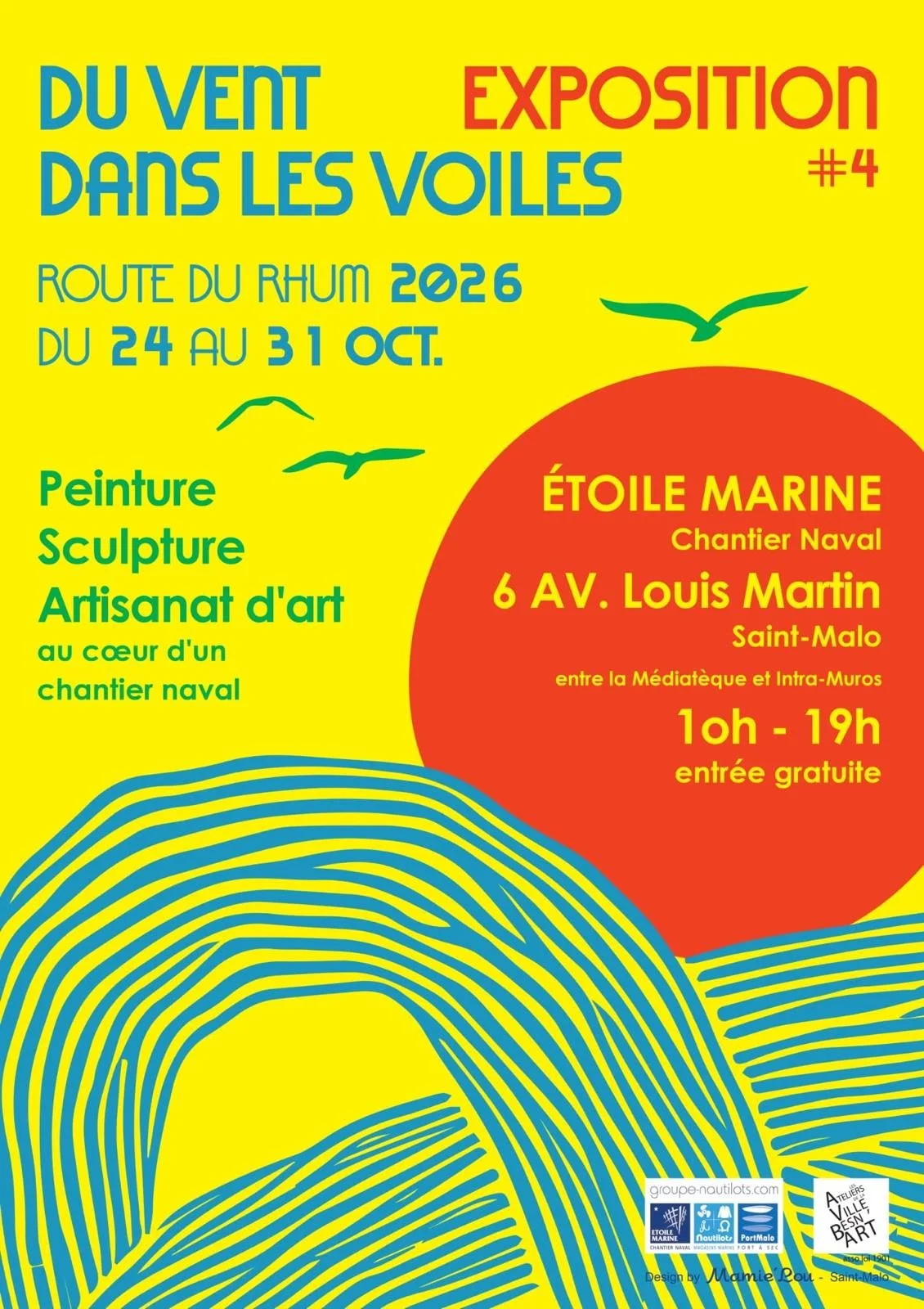 Les “Marins d’Art” de C☆sH embarquent pour La Route du Rhum à Saint-Malo !