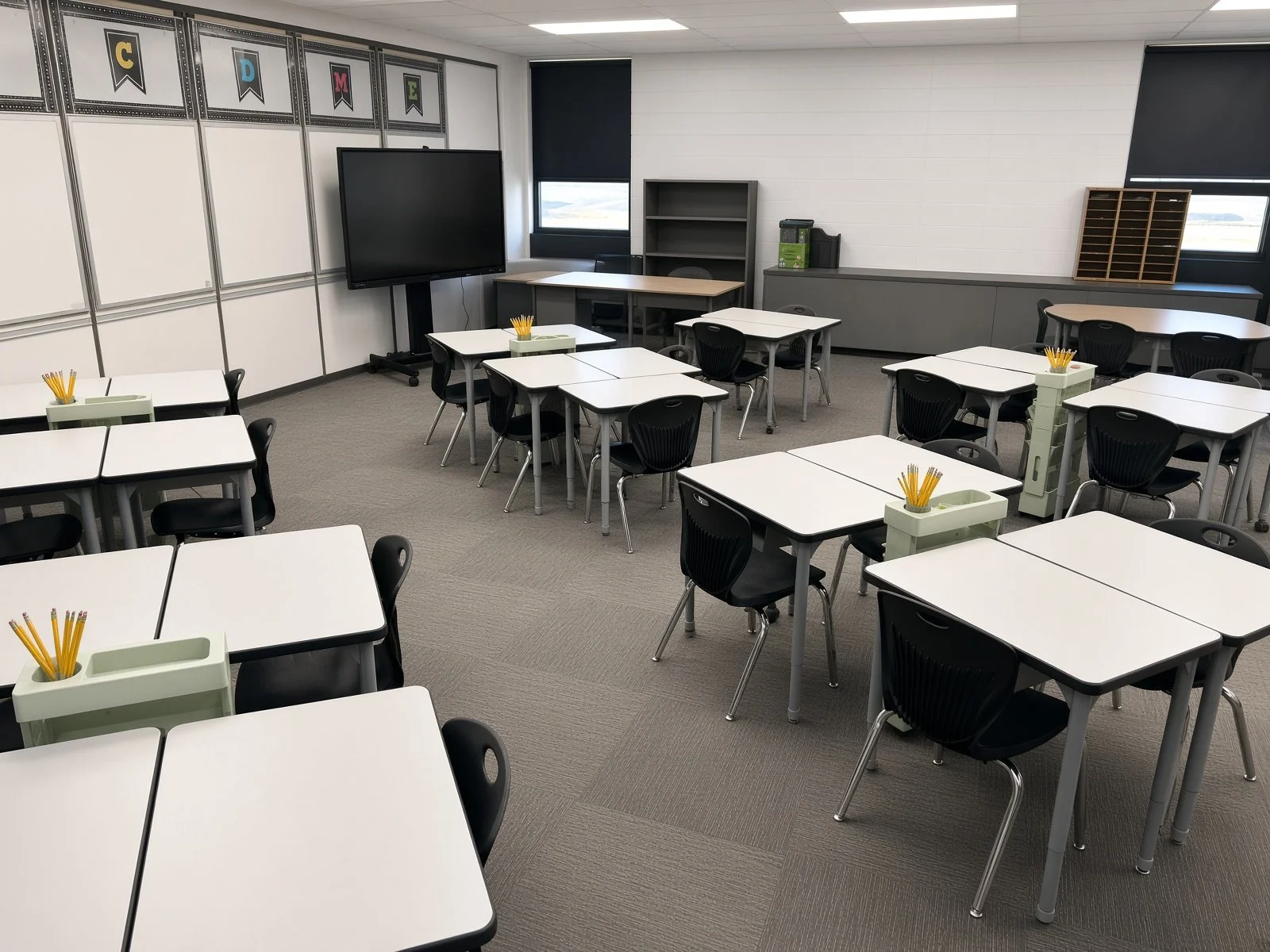 classroom furniture installation