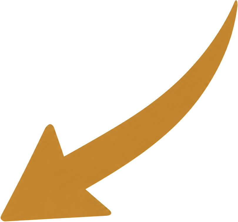 Golden upward arrow extending diagonally from bottom left to top right.