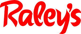 "Raley's" logo in red cursive font on a white background.