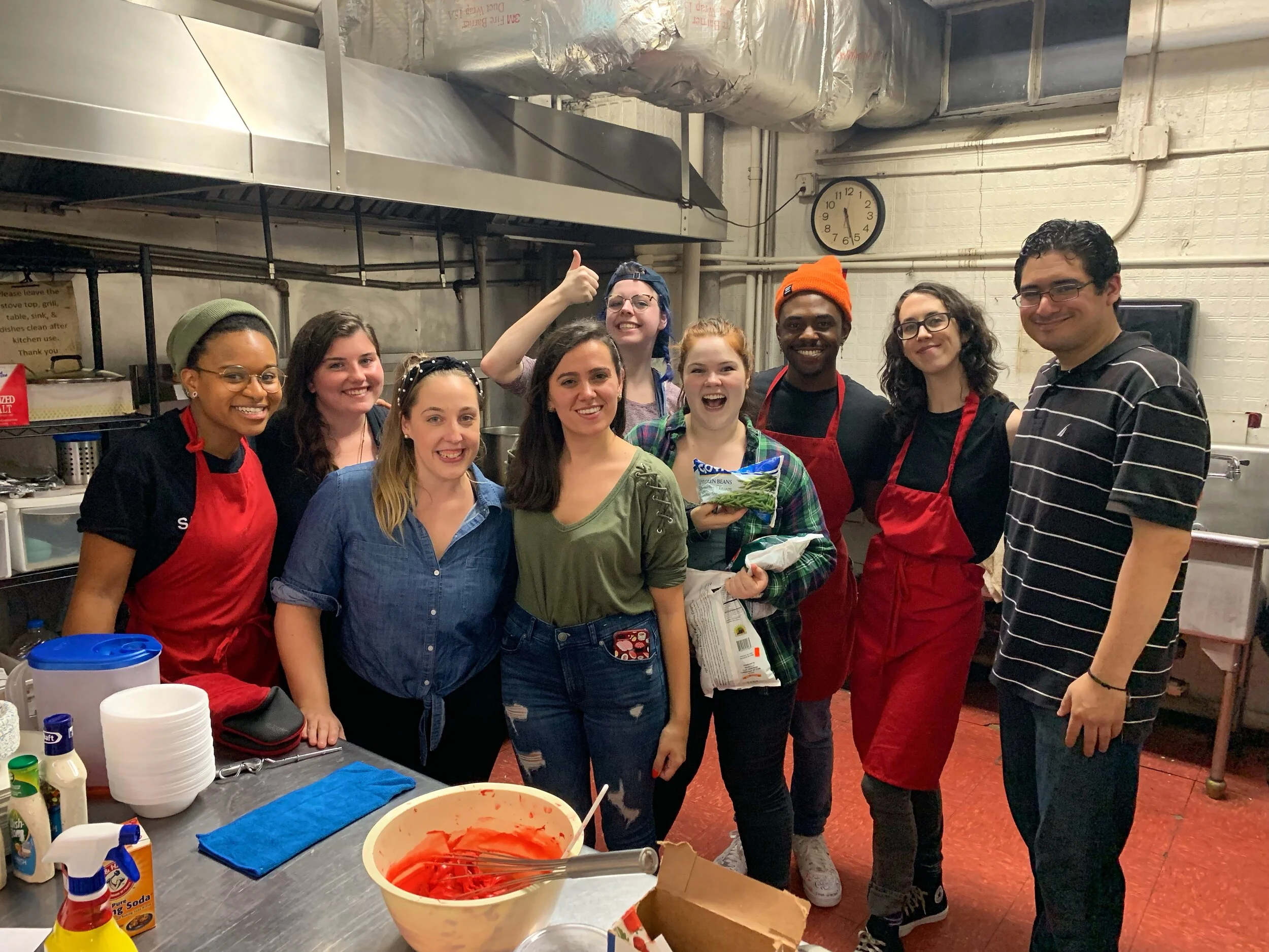Staff and volunteers at New Alternatives for LGBT Youth, one of Stonewall’s ongoing grantee partners.