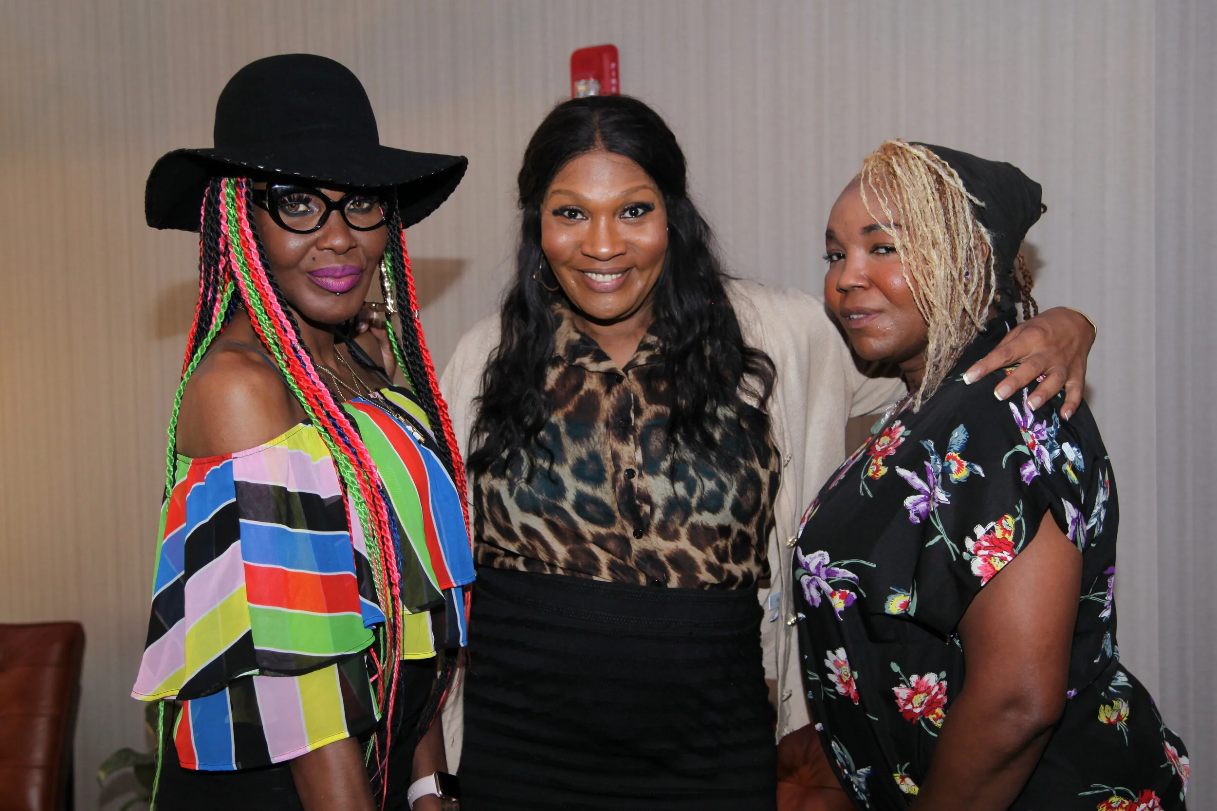 Participants pose for a photo at New York’s first-ever TGNCNB Leadership Retreat in 2018, funded by Stonewall.