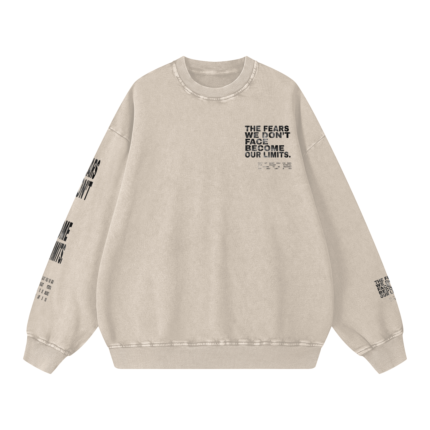 Face Your Fears Oversized Sweatshirt