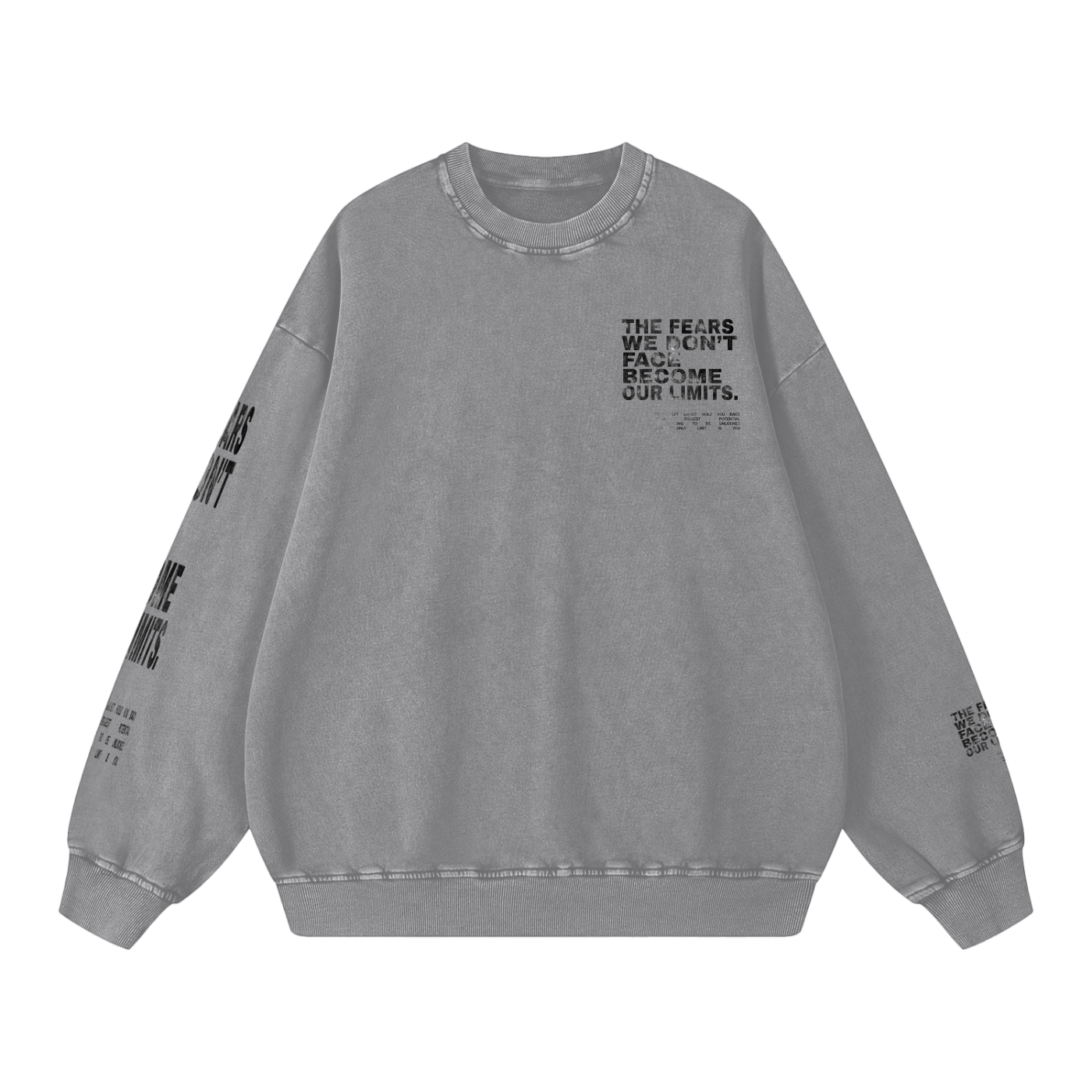 Face Your Fears Oversized Sweatshirt