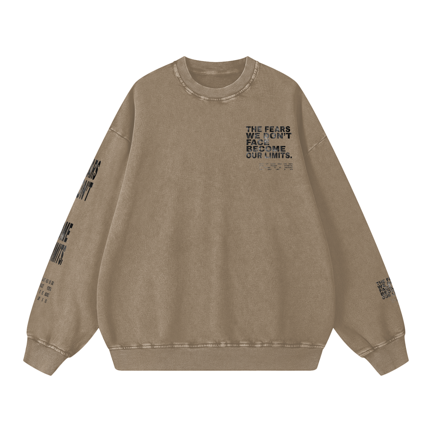 Face Your Fears Oversized Sweatshirt
