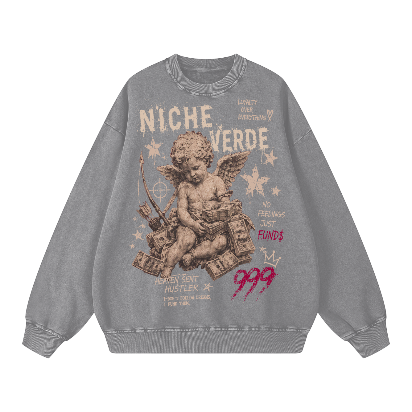 Heaven Sent Hustler Oversized Sweatshirt