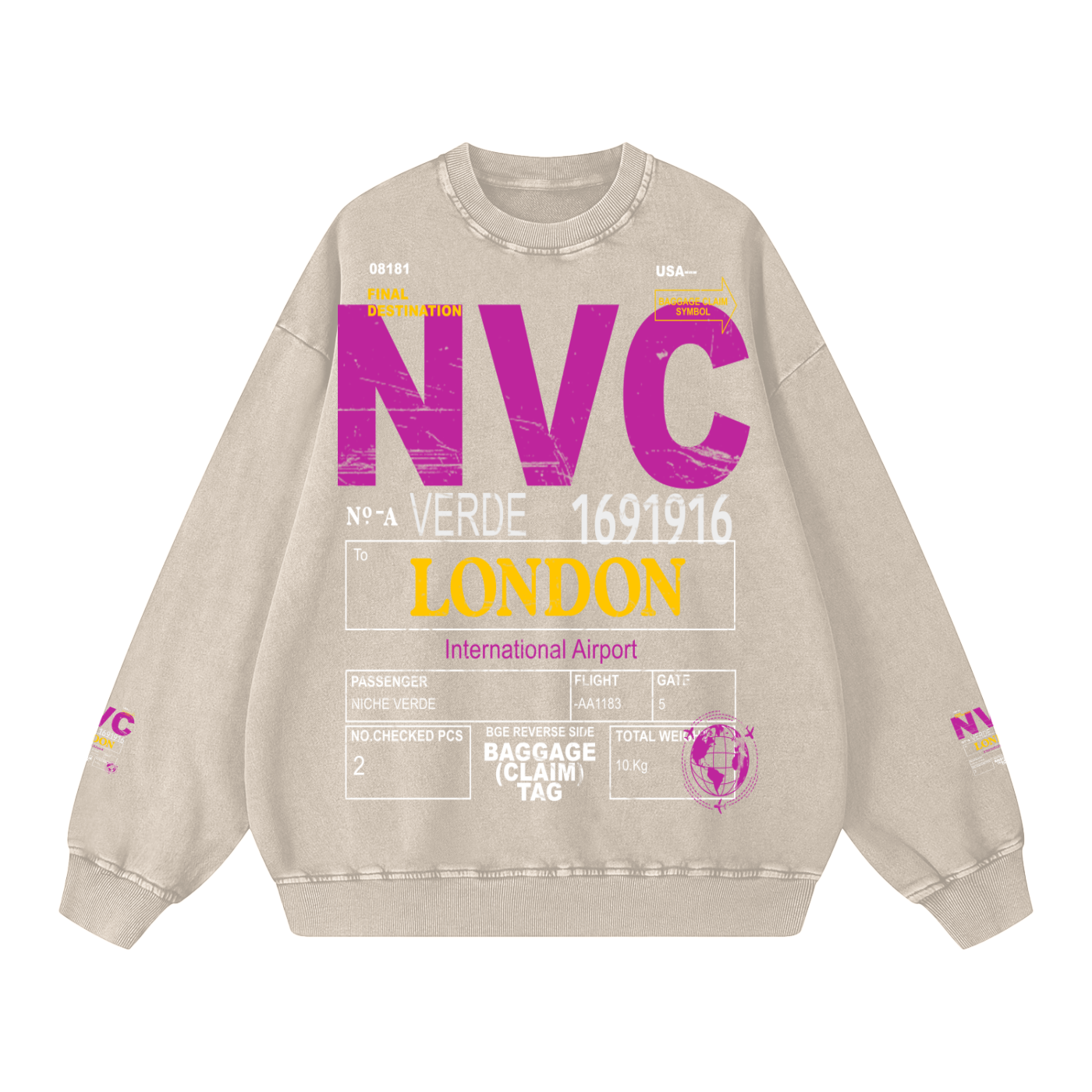 The Boarding Pass Oversized Sweatshirt