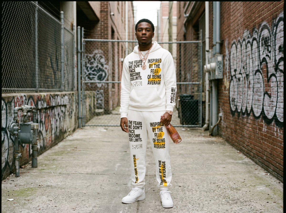 The Motivational Tapered Straight Hem Sweatpants (International)