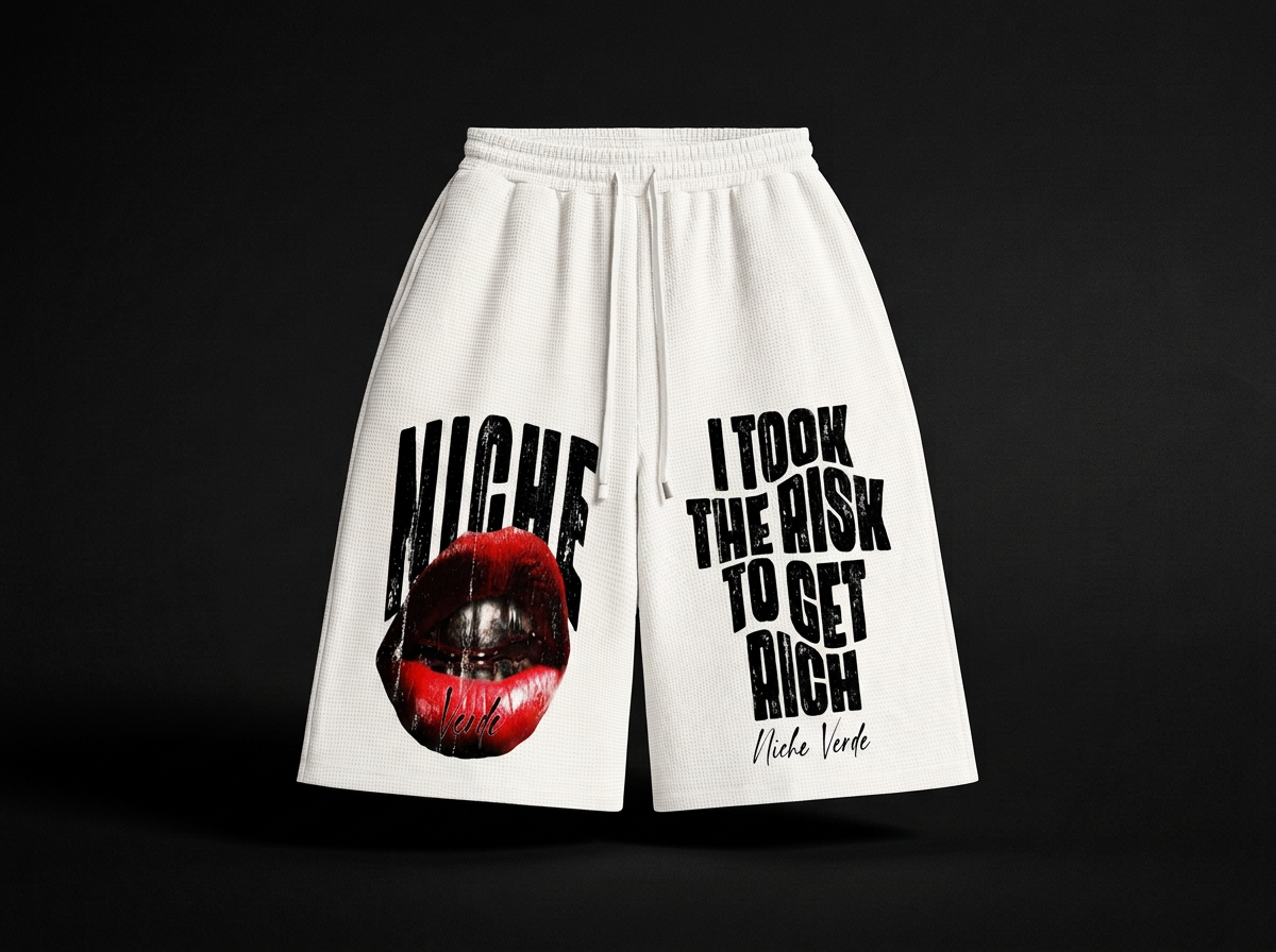 Risk Taker Unisex Waffle Shorts