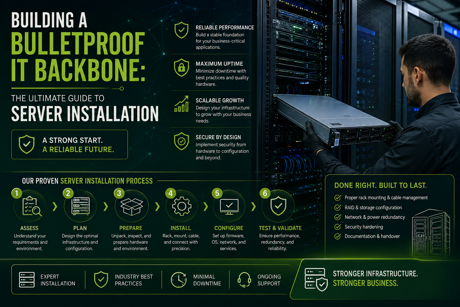 Building a Bulletproof IT Backbone: The Ultimate Guide to Server Installation