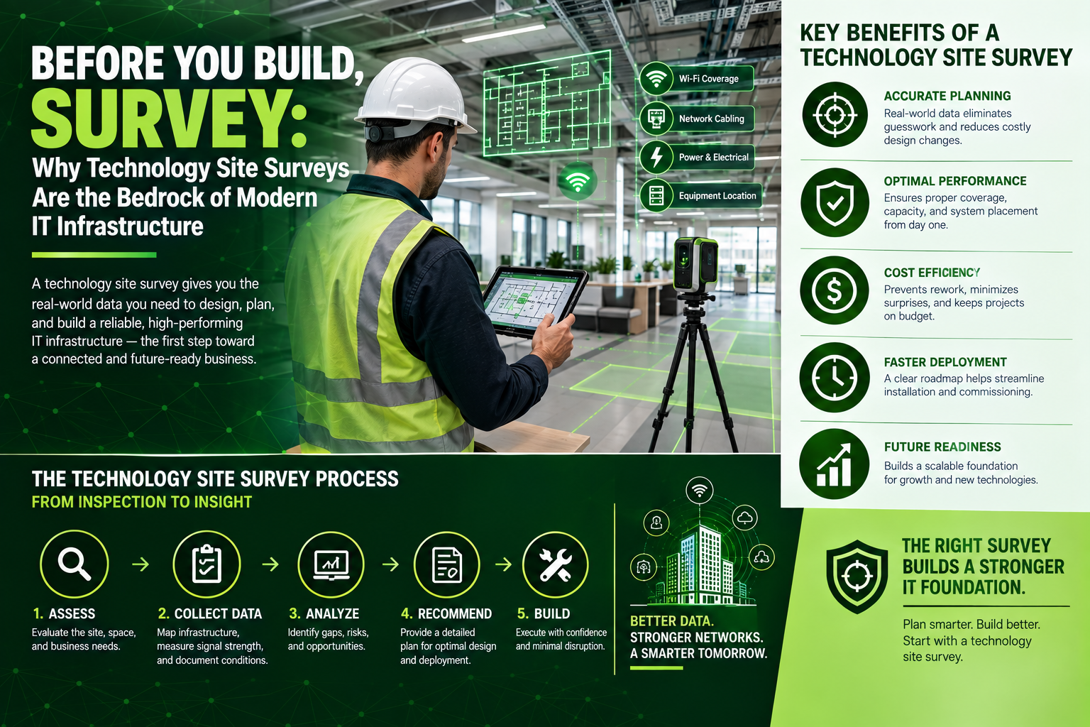 Before You Build, Survey: Why Technology Site Surveys Are the Bedrock of Modern IT Infrastructure