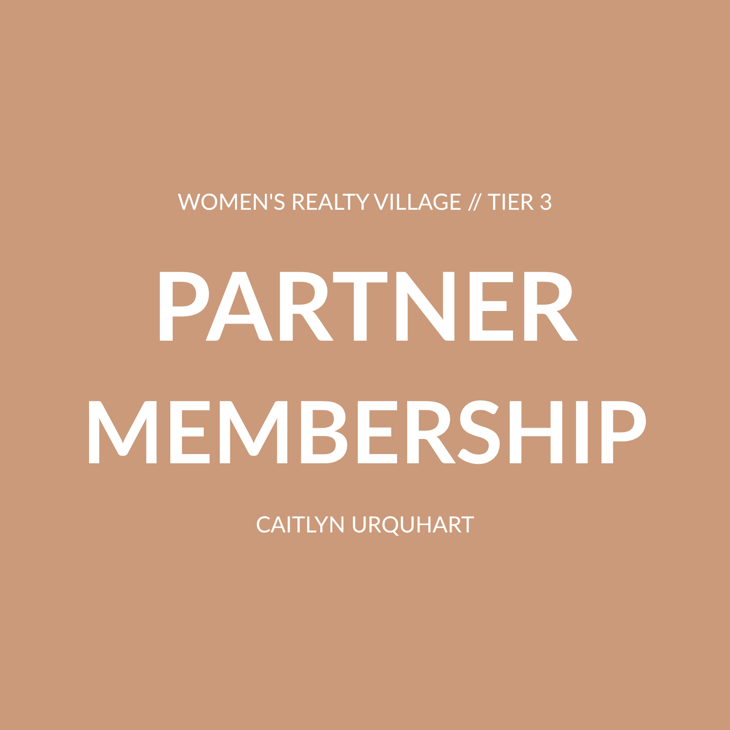 Women's Realty Village // Industry Partner