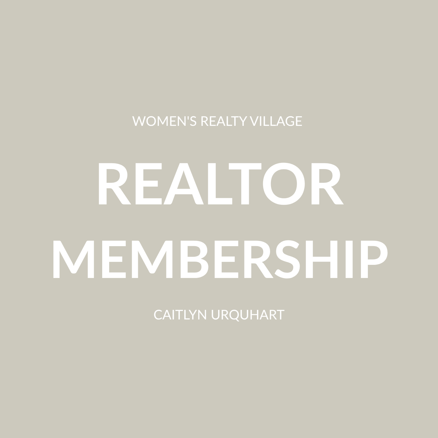 Women's Realty Village // Realtor
