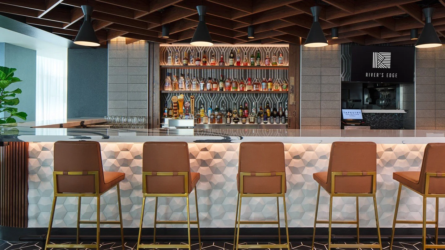 The best part of coming back to The River's Edge? Knowing a great cocktail is waiting.
ㅤ
Pull up a seat at The Mill Caf&eacute; &amp; Lounge for locally inspired flavors, handcrafted drinks, and an easy end to the day.
