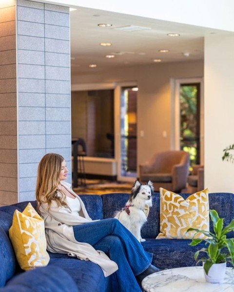 National Dog Day is better by the river.
ㅤ
Bring your four-legged companion along for the adventure. With welcome treats, food and water bowls, nearby walking trails, river access, and local pet boutiques just moments away, River's Edge makes traveli