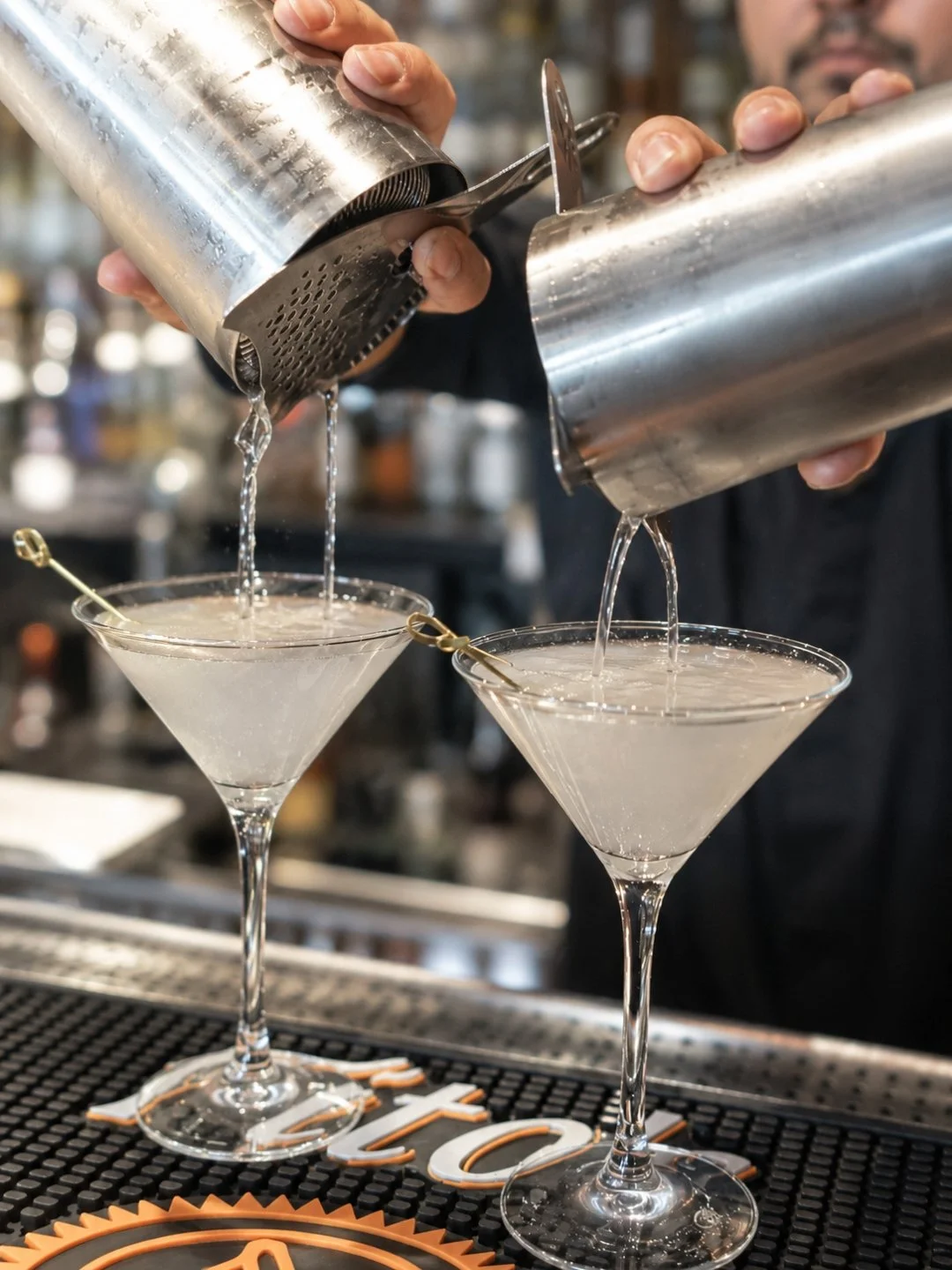 Shaken, poured, and ready for you 🍸