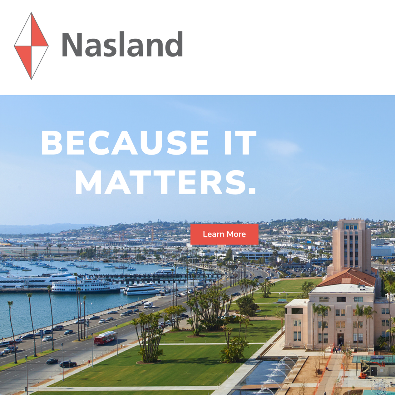 Nasland Engineering Website Design