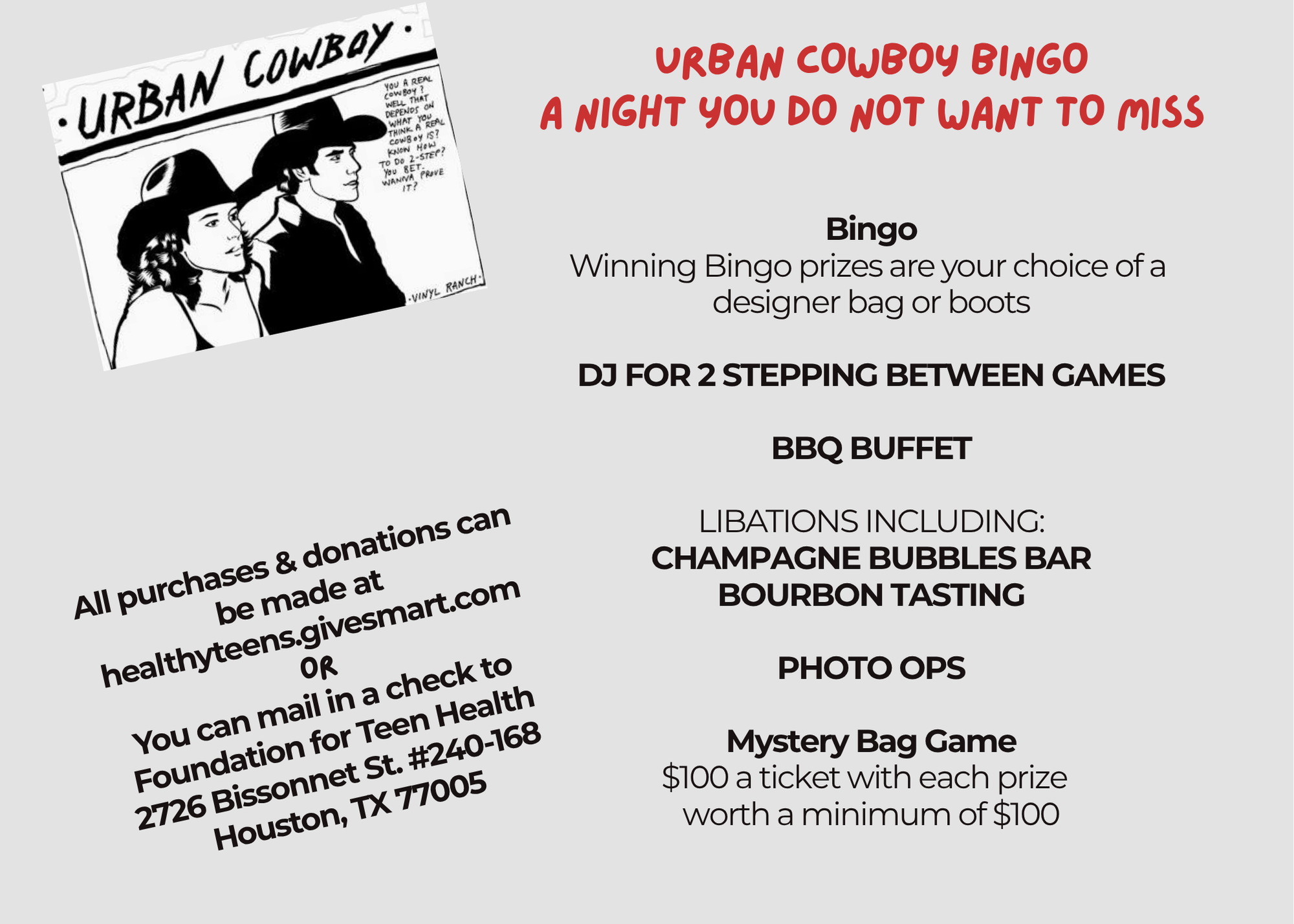 2026 Fundraiser Information
