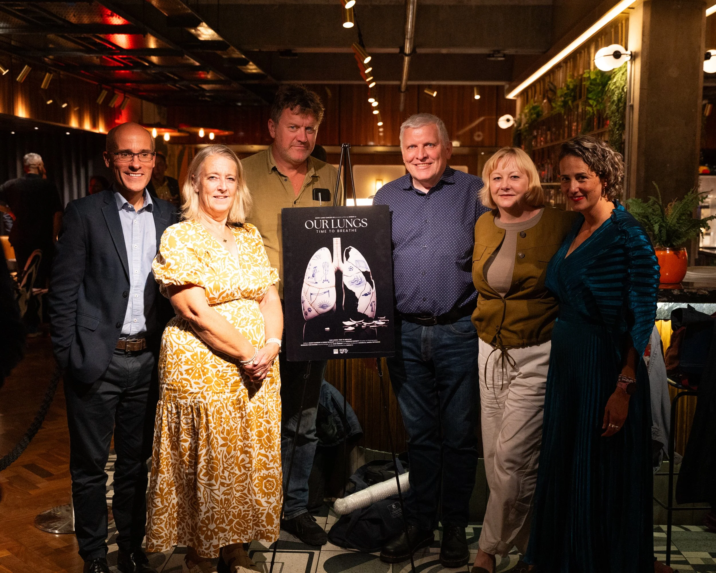 Guests at the premiere of Our Lungs: Time to Breathe, 8 September 2026