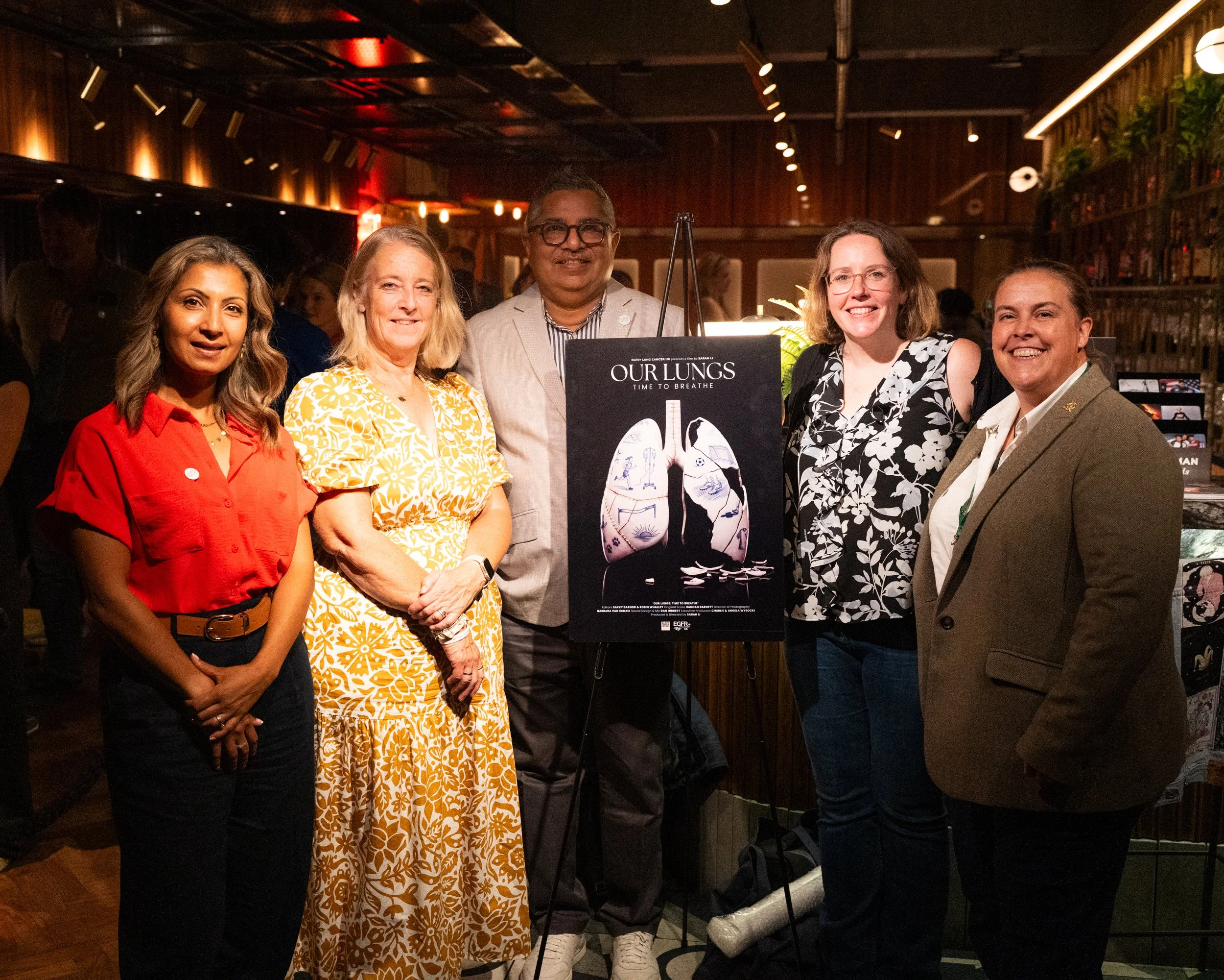 Guests at the premiere of Our Lungs: Time to Breathe, 8 September 2026