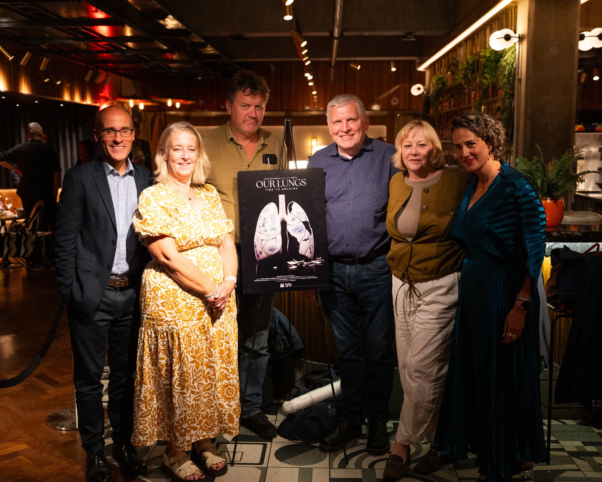Guests at the premiere of Our Lungs: Time to Breathe, 8 September 2026