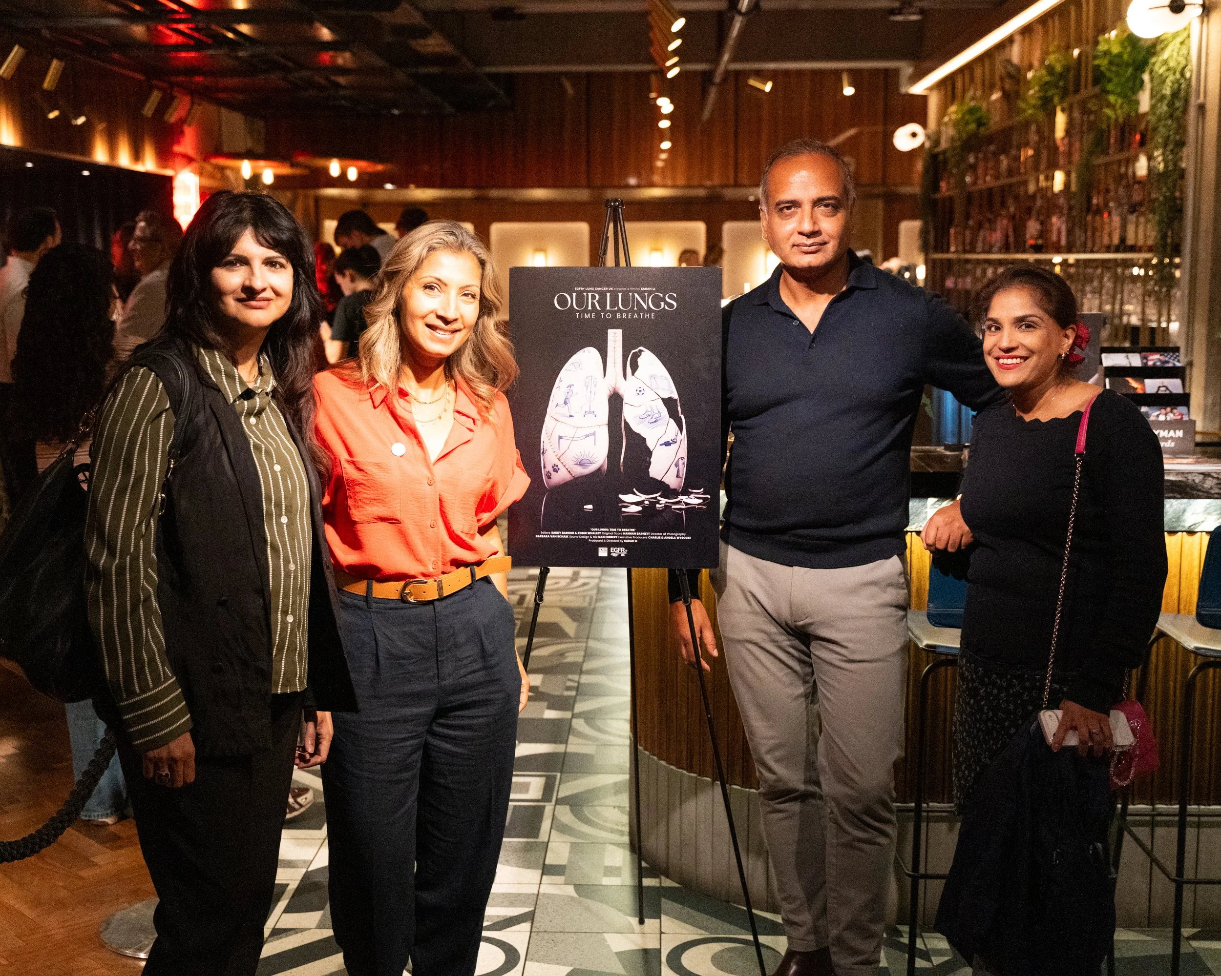 Guests at the premiere of Our Lungs: Time to Breathe, 8 September 2026