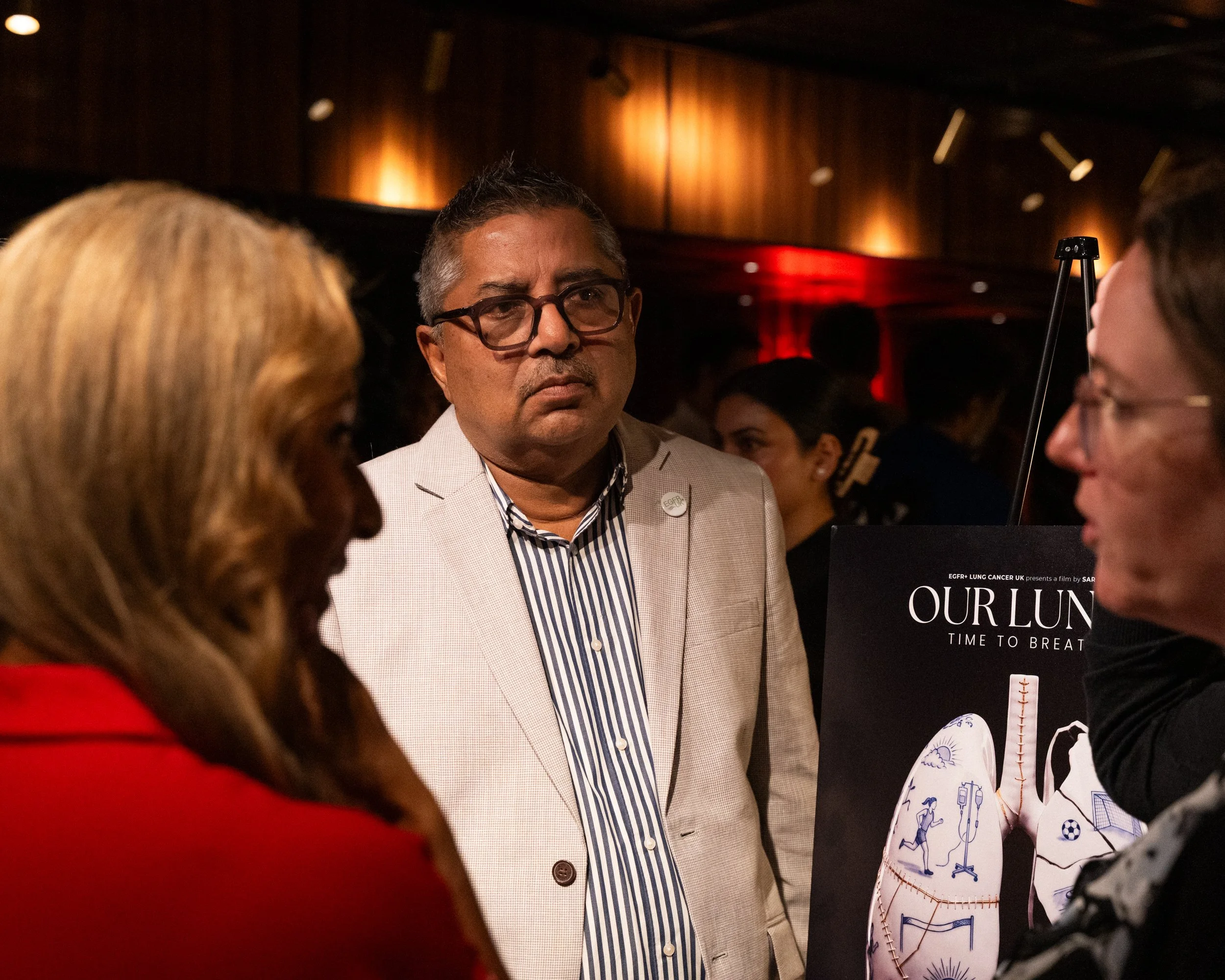 Guests at the premiere of Our Lungs: Time to Breathe, 8 September 2026