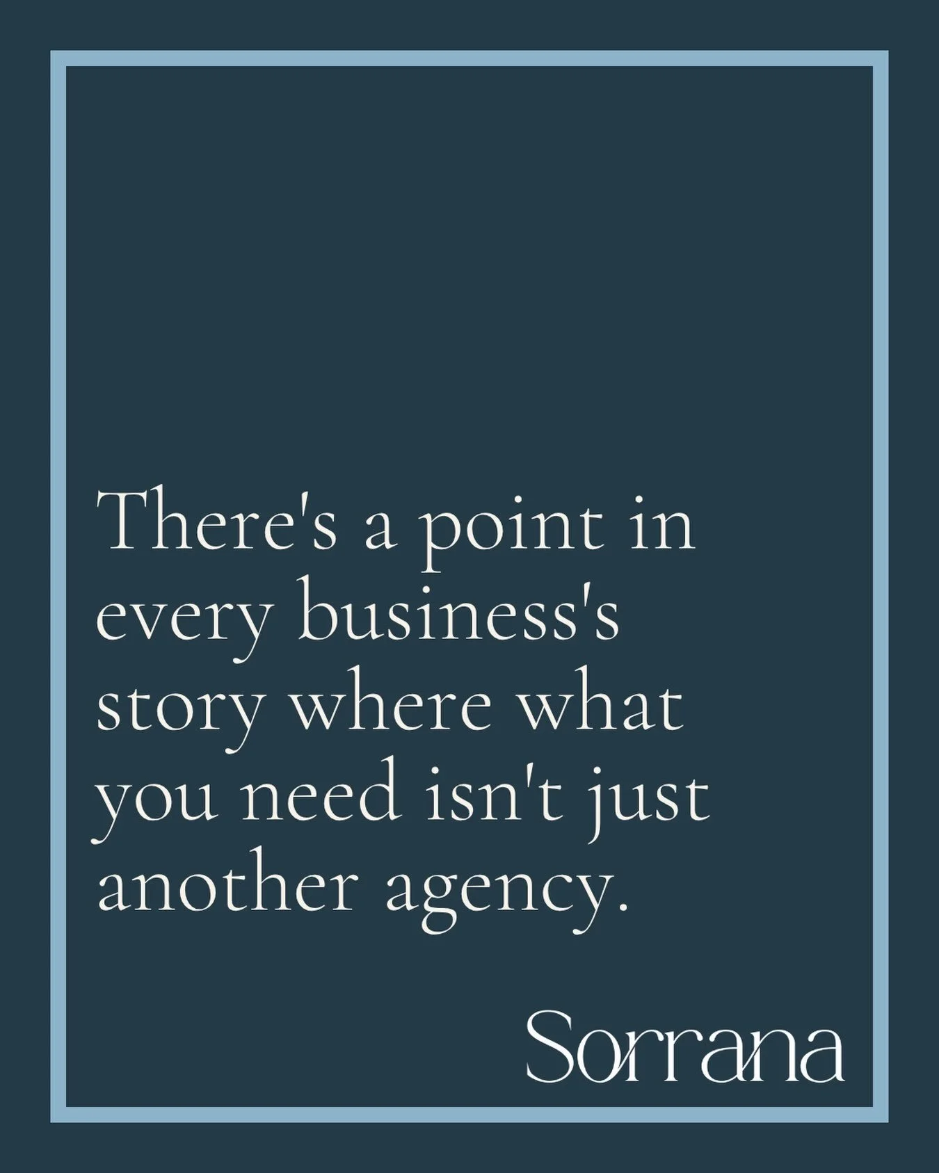 There&rsquo;s a point in every business&rsquo;s story where what you need isn&rsquo;t just another agency.  It&rsquo;s someone who has already sat where you&rsquo;re sitting, who knows what the market sees that you can&rsquo;t, and who will tell you 