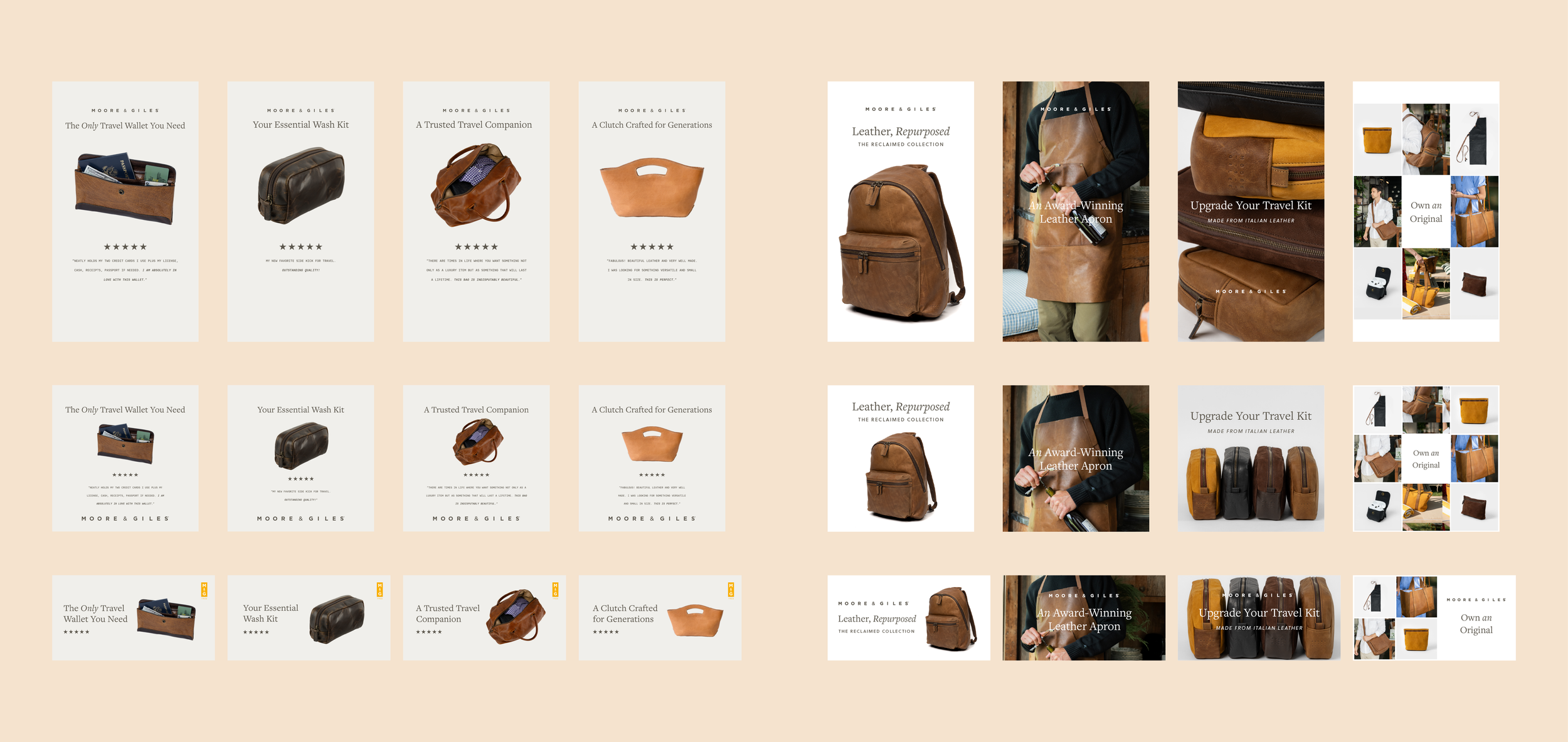 Digital ad series for Moore & Giles