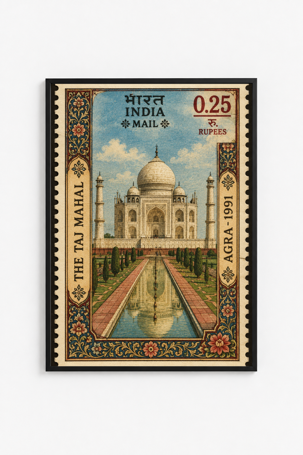 Taj Mahal Stamp