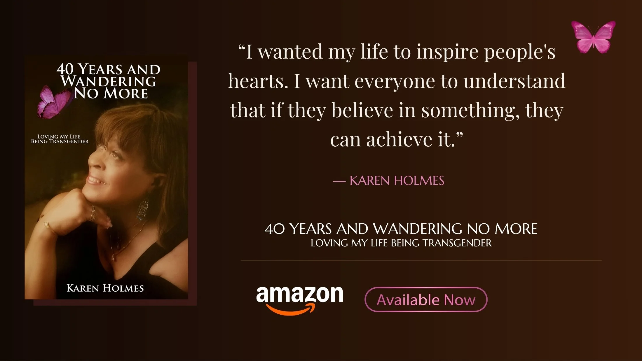 Why I Finally Shared My Journey: Wandering No More